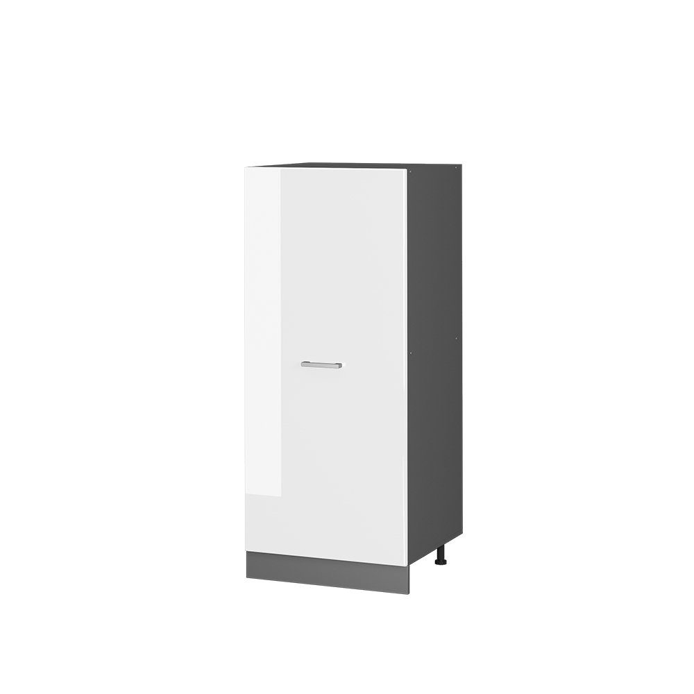 Vicco Hochschrank R-Line, Weiß Hochglanz/Anthrazit, 60 günstig online kaufen