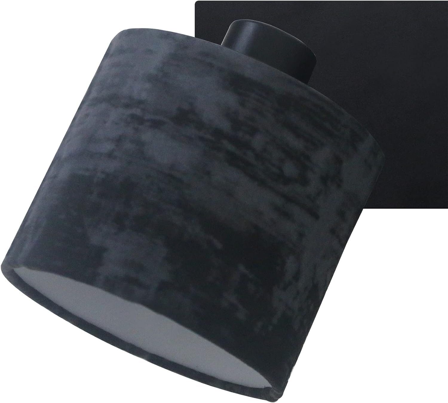 REV Wandleuchte >>tissu velours noir<< Wand- oder Deckenlampe im Vintage-Look