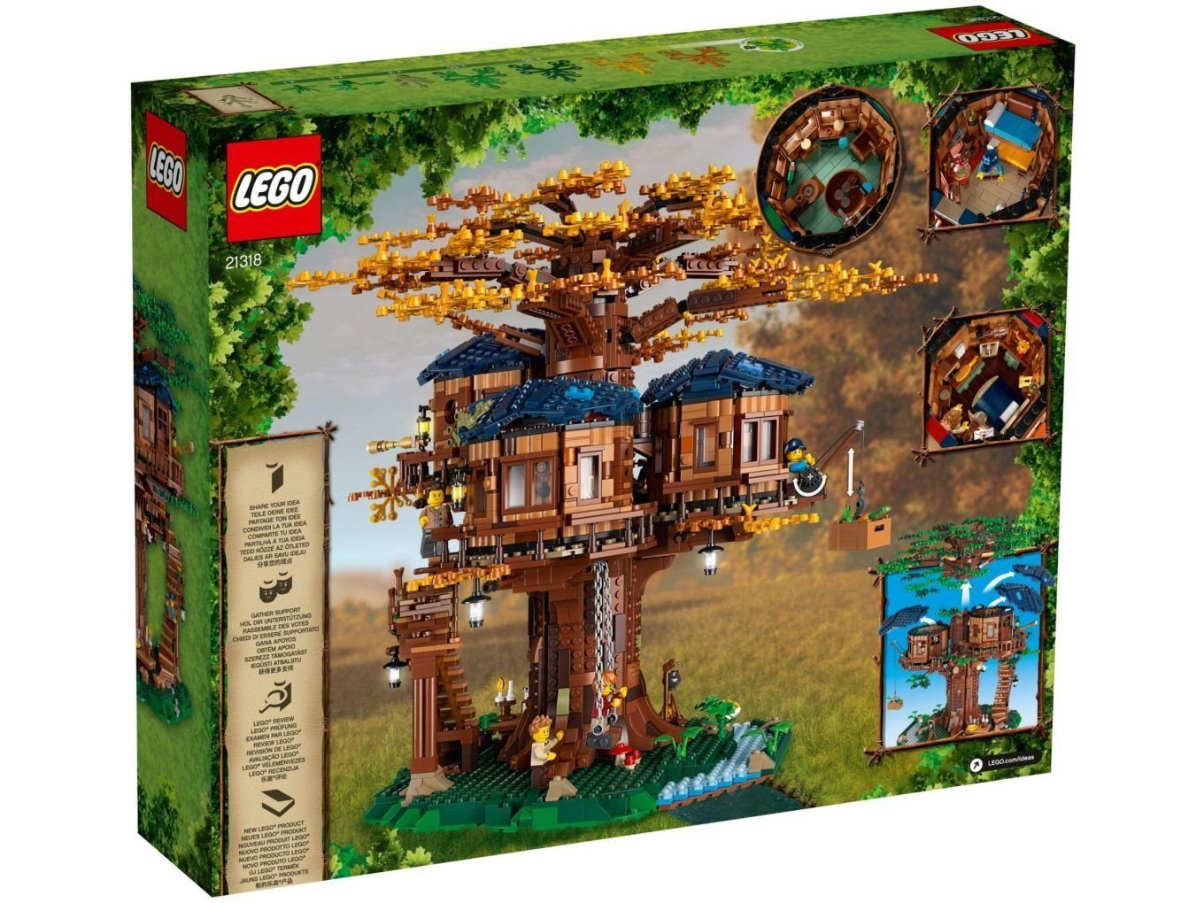LEGO® Ideas 21318 Baumhaus Konstruktionsspielsteine, (3036 Teile) – Bild 4 von 4