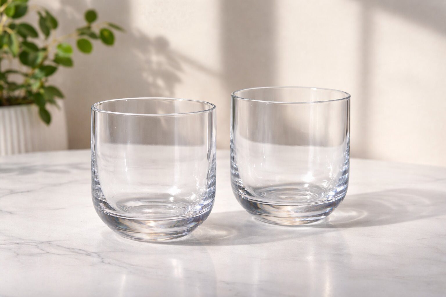 Mach1 Gläser-Set Acrylgläser 2er Set robuste Trinkgläser für Garten, Camping, Bruchsicher und robust perfekt für Camping und Garten