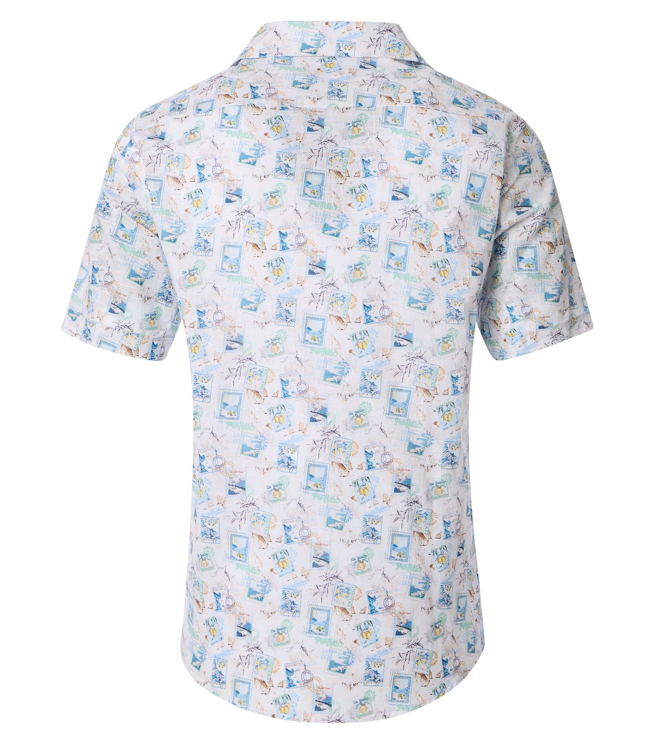 CASAMODA Kurzarmhemd CASAMODA Freizeithemd Kurzarm Print