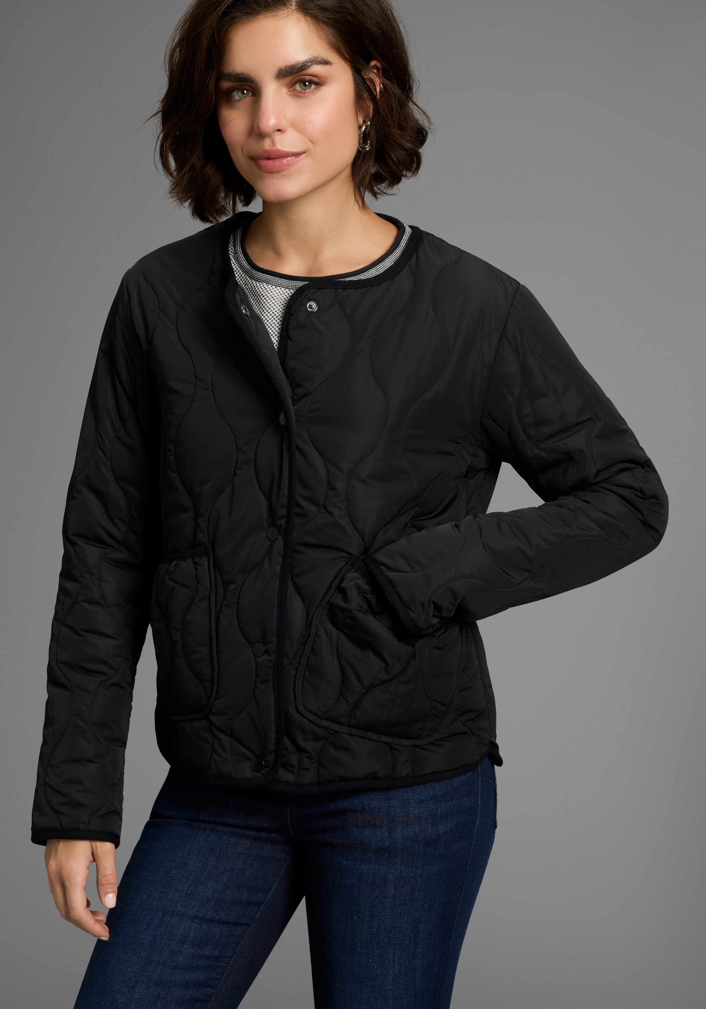 Laura Scott Steppjacke Leichte Übergangsjacke, mit günstig online kaufen