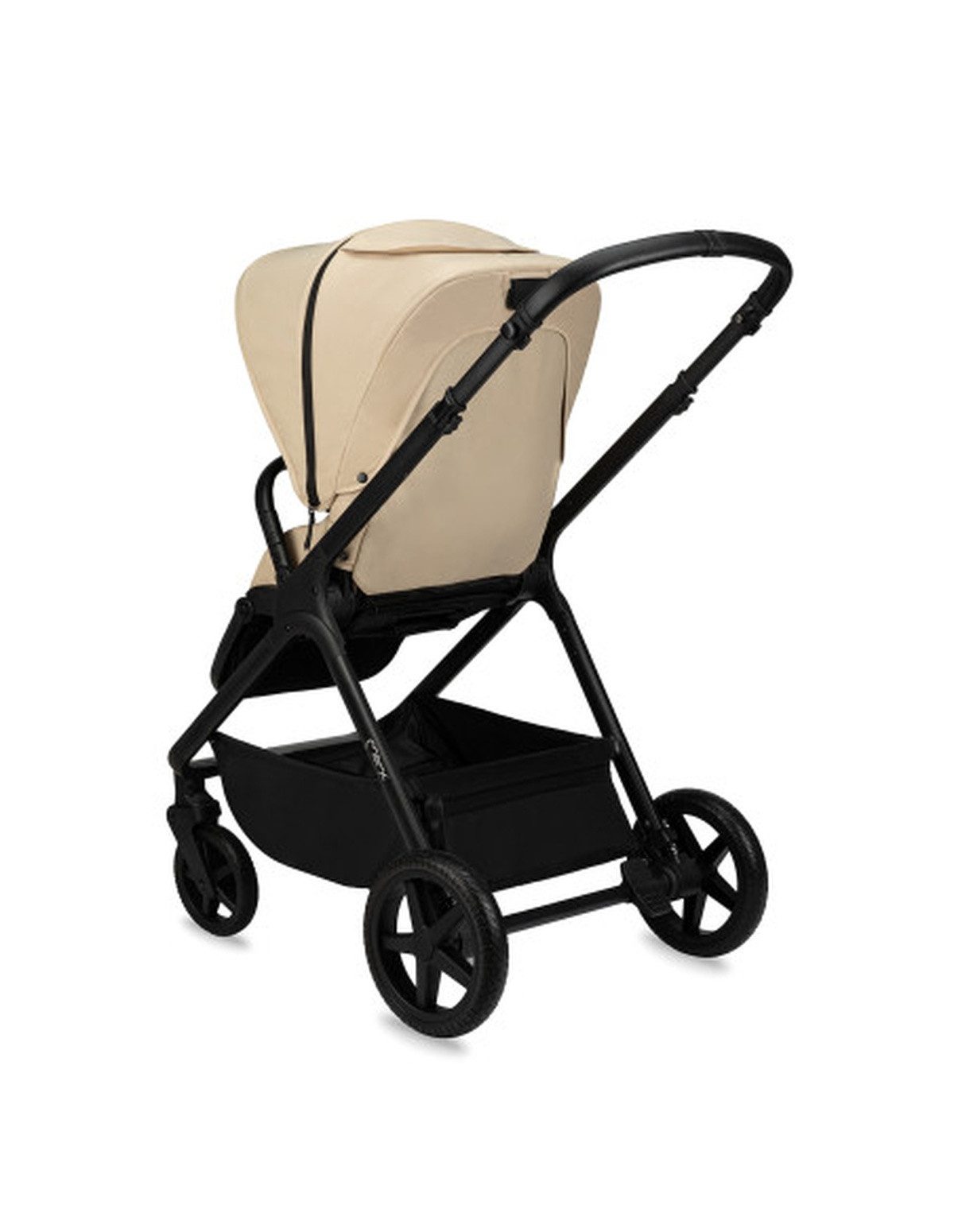 MoMi Children's Buggy MoMi GISELLE 2-in-1 Stroller in Beige – with adjustable function, easy change between buggy and carrycot, aluminum frame