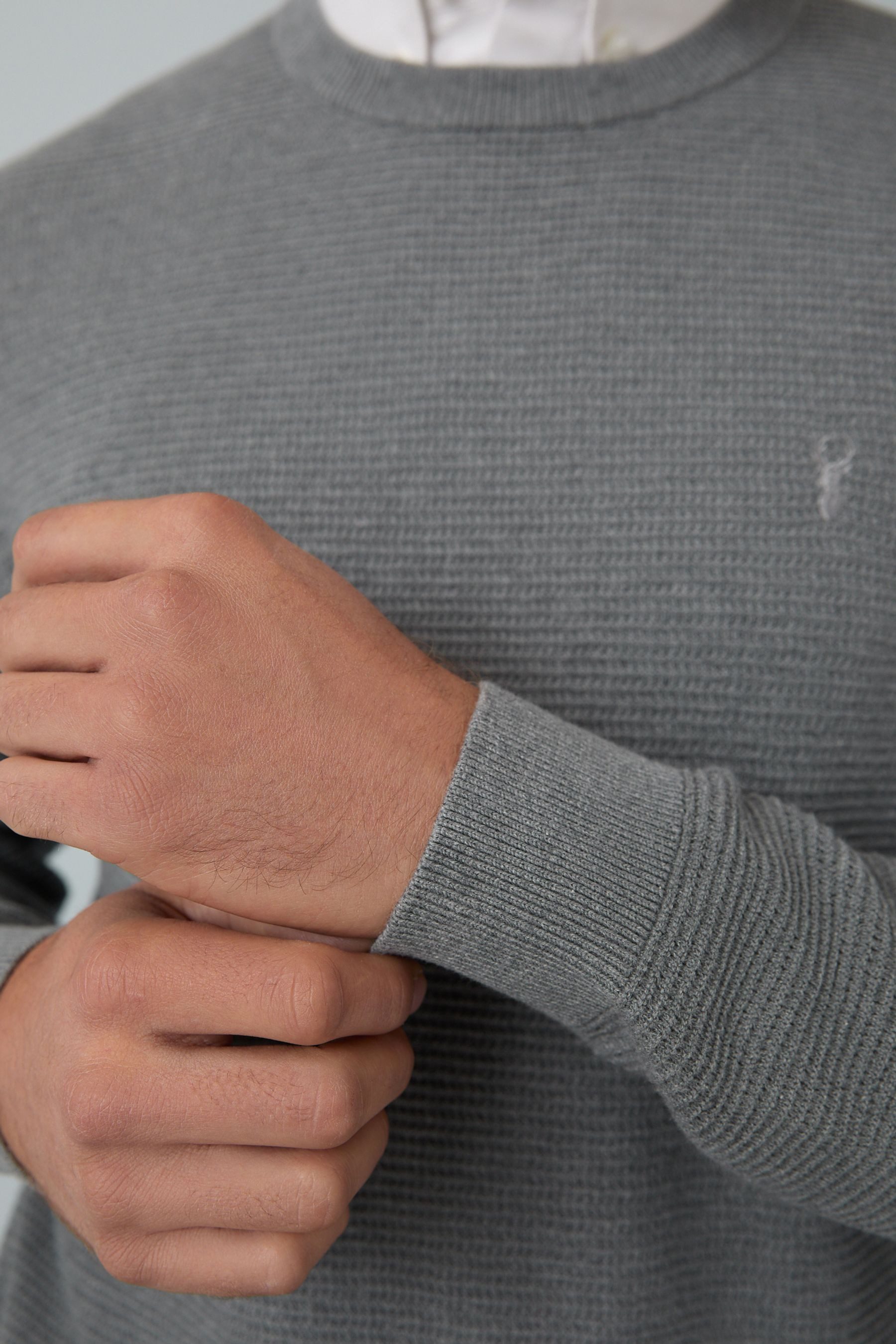 Next 2-in-1-Pullover Regular Fit Pullover mit Oxford-Hemdkragen (1-tlg)