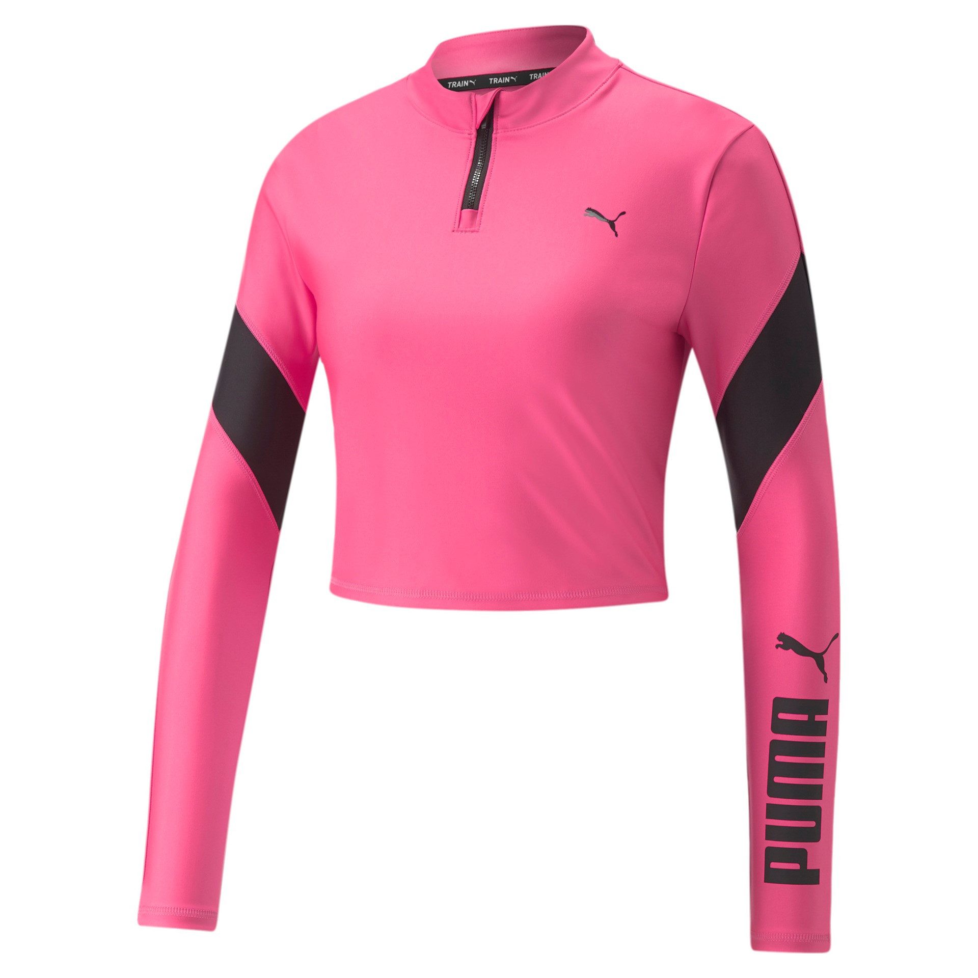 PUMA Langarmshirt Puma Damen Langarmshirt Fit Eversculpt 1/4 Zip 522176