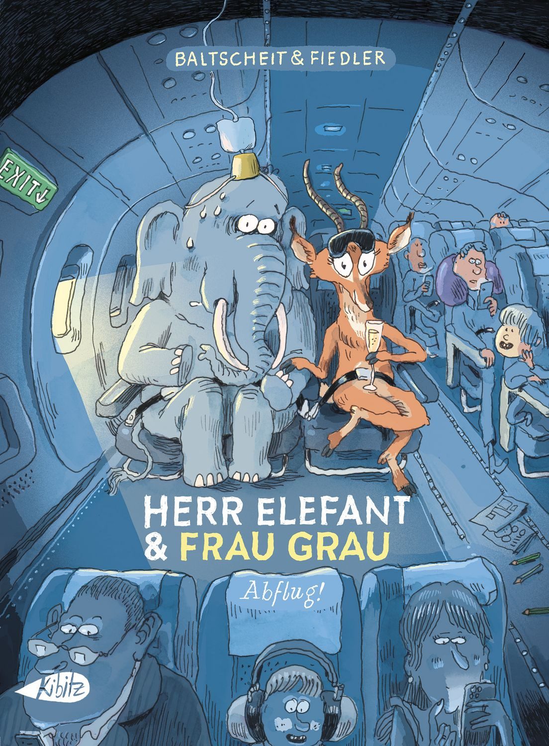 Herr Elefant und Frau Grau: Abflug / Martin Baltscheit