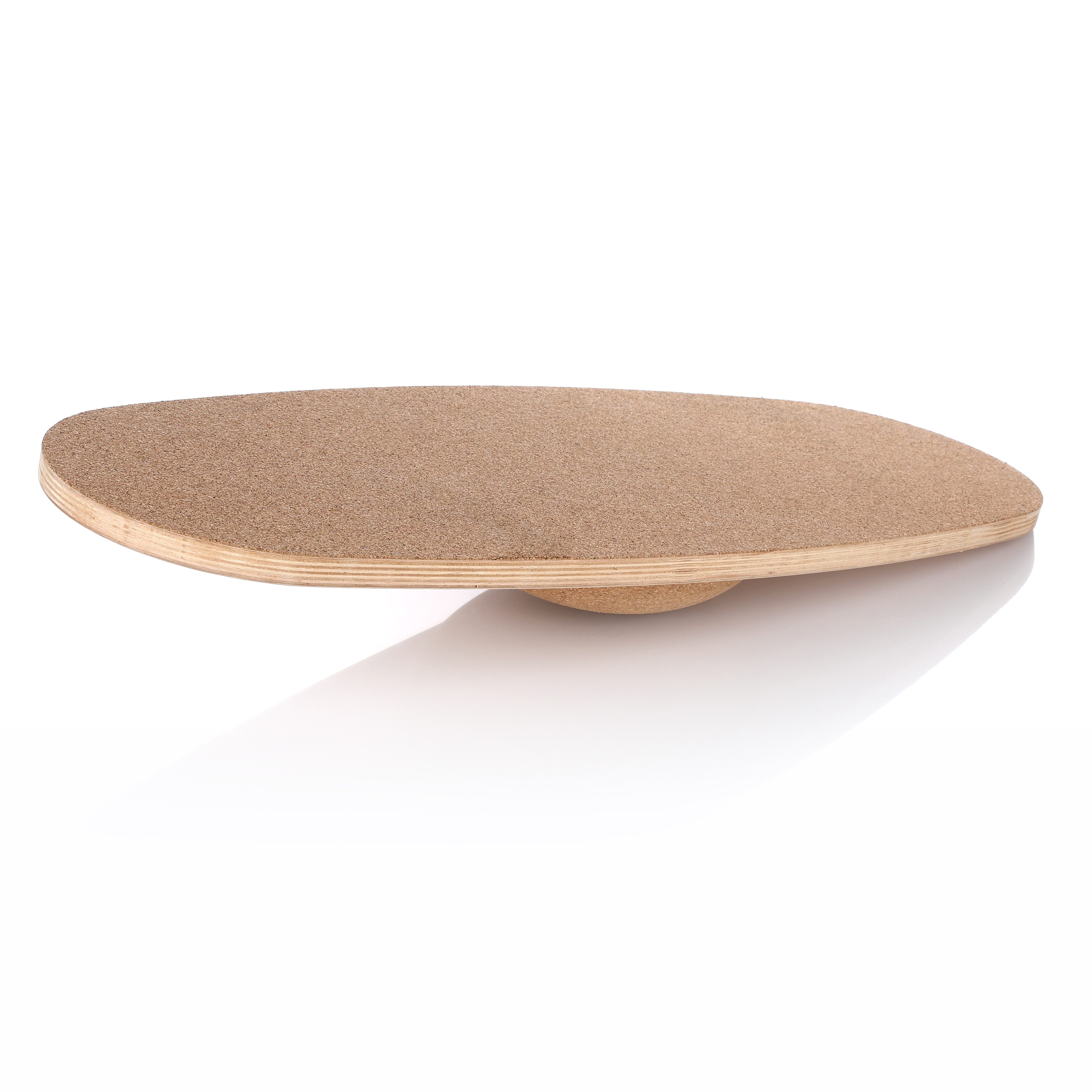 dantoy Balanceboard Balance Board aus Holz und Kork – Wobble Board