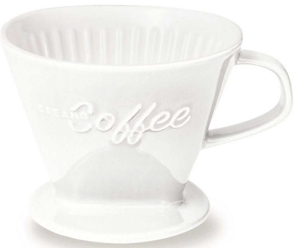 Kaffeefilter Kunststoff für 4 Tasse Filter Kaffeebereiter Kaffeedauerfilter Hand