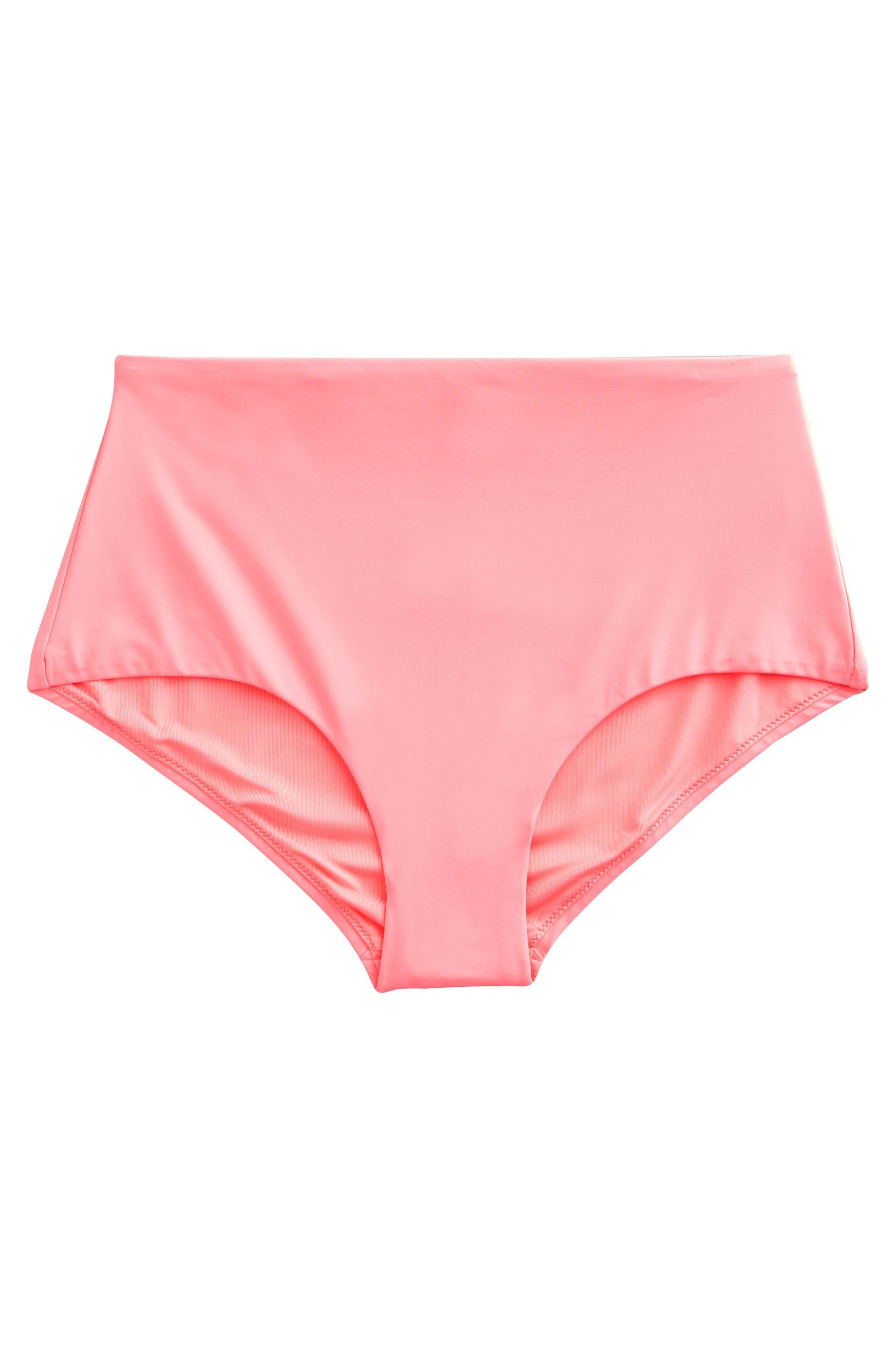 Highwaist-Bikini-Hose Bikinihose mit hohem Bund