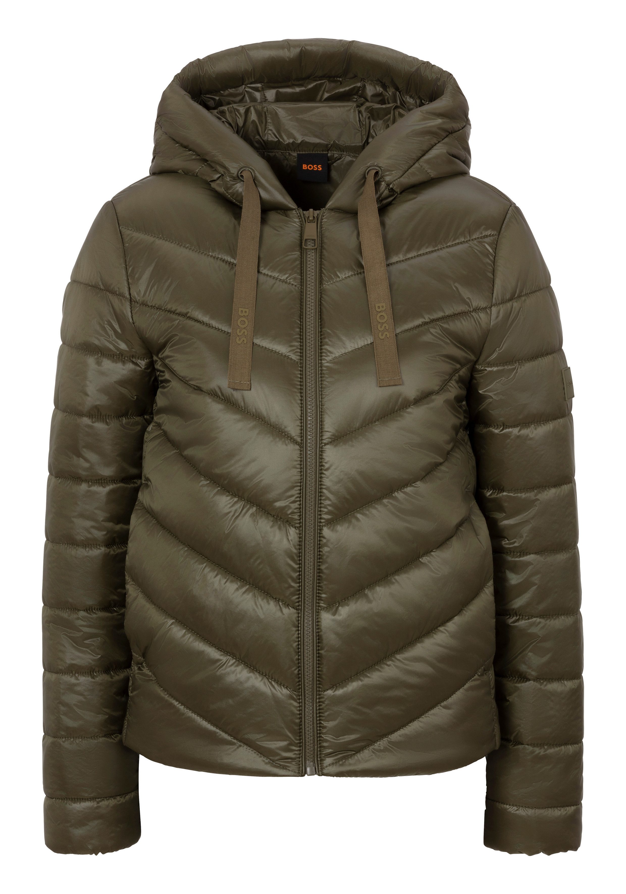 BOSS ORANGE Outdoorjacke "Palatori Premium Damenmode", mit Kapuze, mit Kapu günstig online kaufen