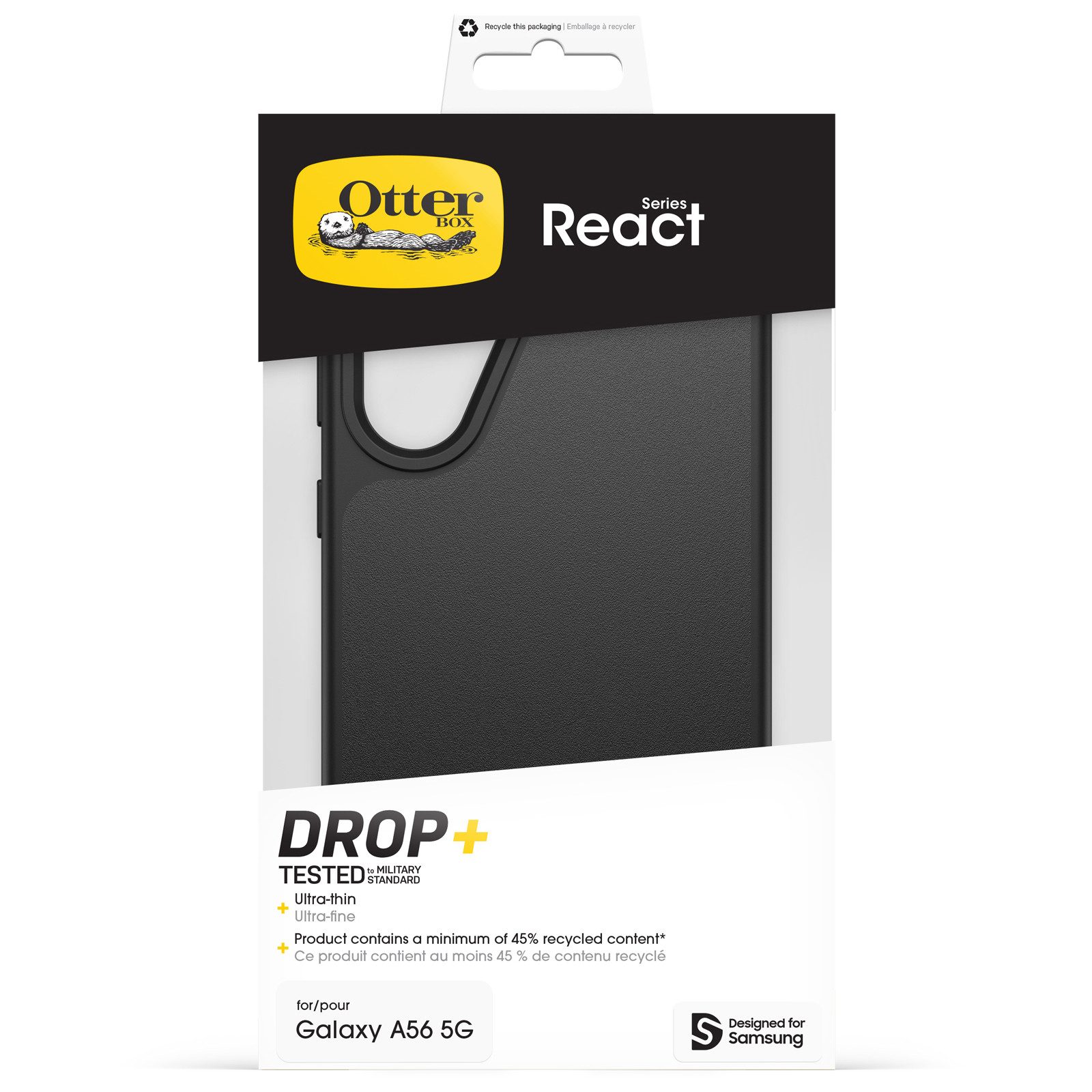 Otterbox Handyhülle React Series für Samsung Galaxy A56, Backcover, Schutzhülle, Handyschutzhülle, Case, Schutzcase, stoßfest – Bild 5 von 5