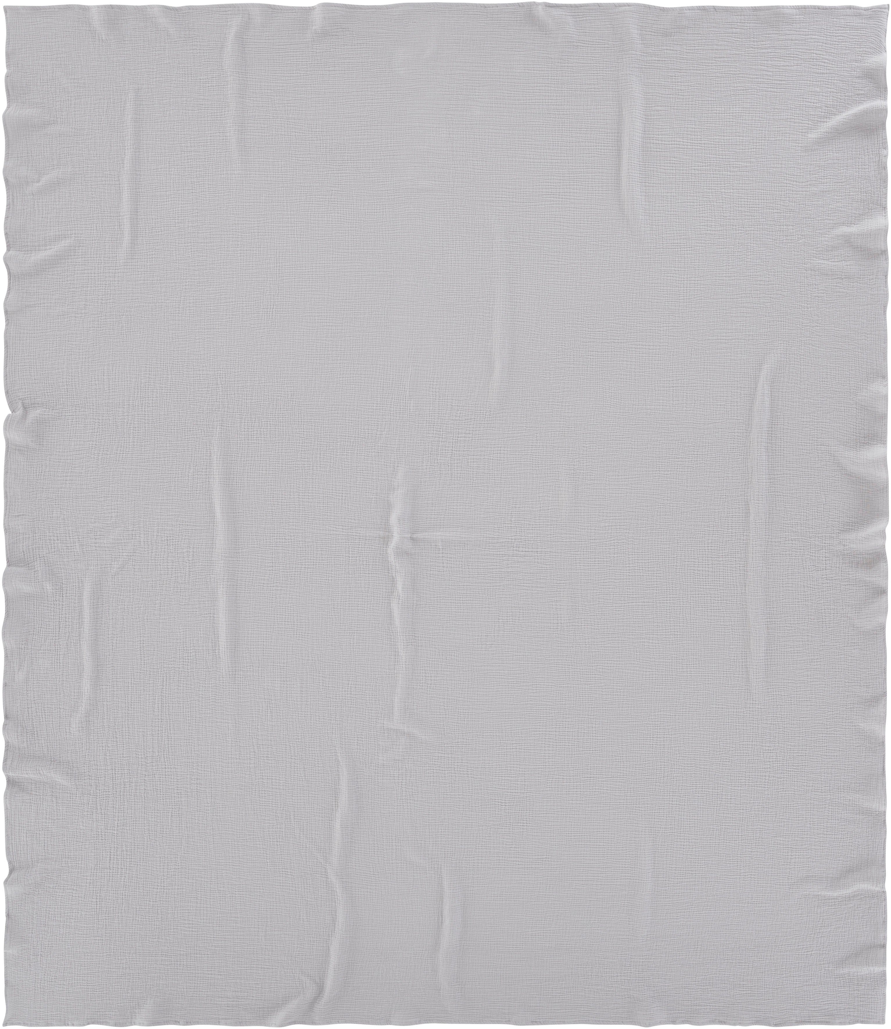Wohndecke HEVIN, Musselin, 100% Baumwolle, Topseller!, LeGer Home by Lena Gercke, Tagesdecke im Baumwoll-Crinkle-Effekt, Musselin, Kuscheldecke – Bild 3 von 5