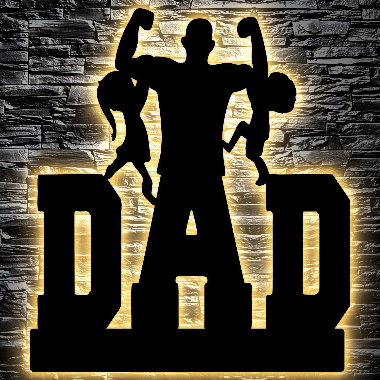 LEON FOLIEN Dekofigur DAD Papa Led günstig online kaufen