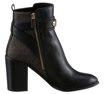 MICHAEL KORS DARCY HEELED BOOTIE Stiefelette mit Monogramm-Print