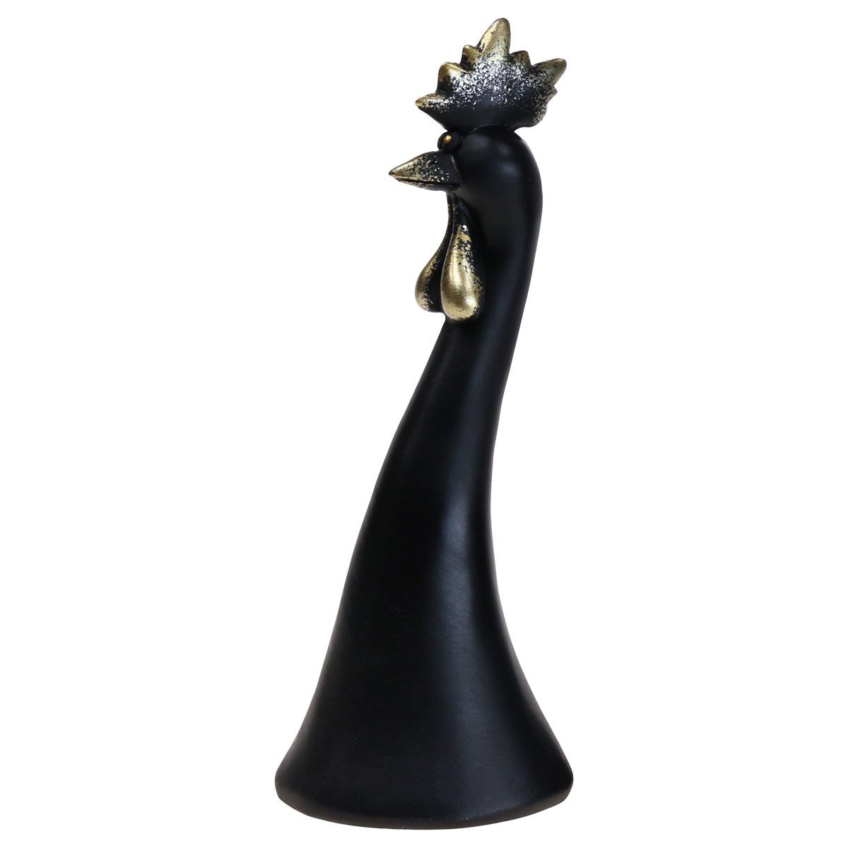 Florists Products Osterhase Osterdeko Huhn Deko Hahn Schwarz Gold Vintage Dekofigur