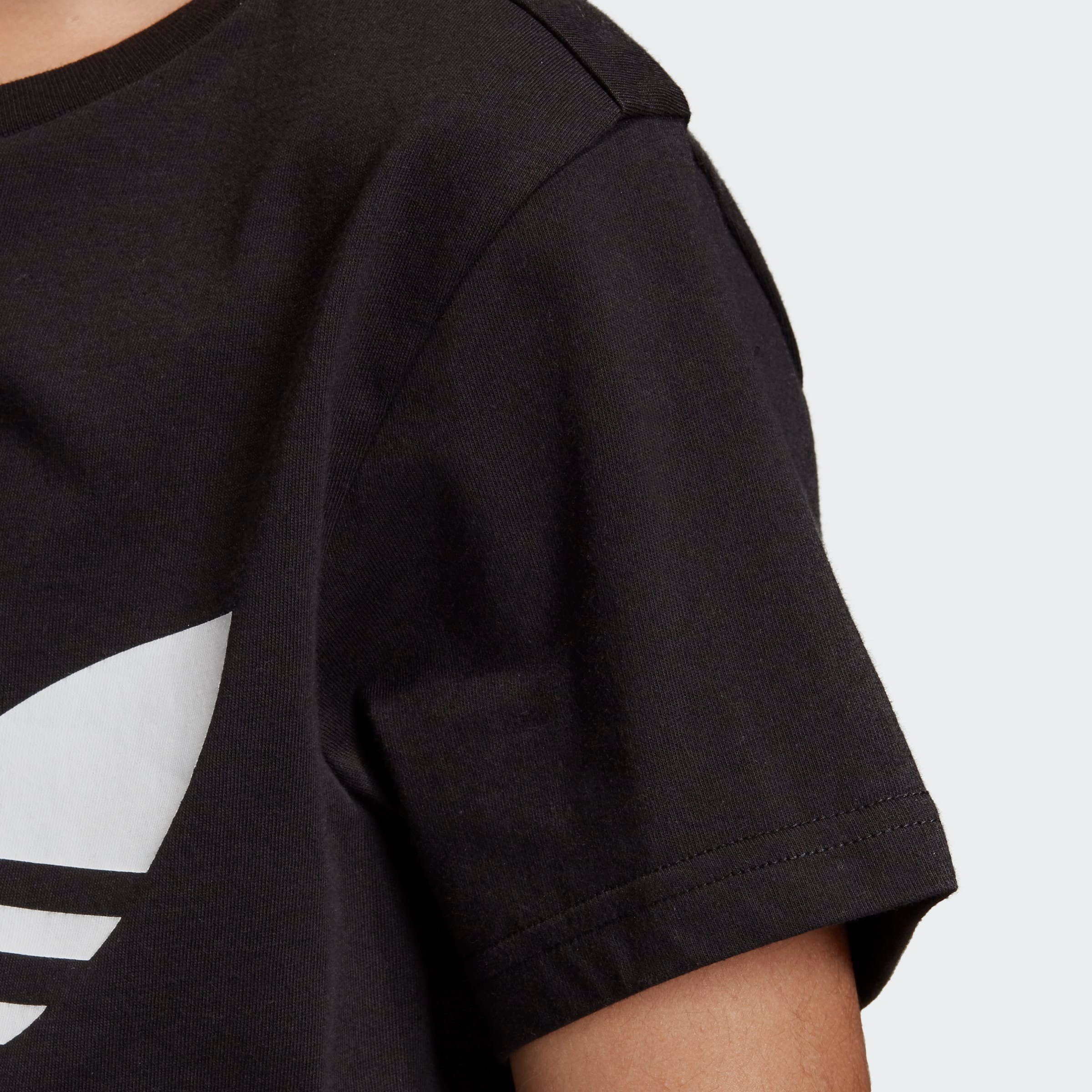 T-Shirt Originals Black TEE Unisex White / TREFOIL adidas