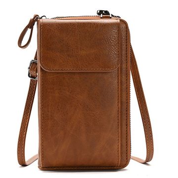 AquaBreeze Umhängetasche Frauen Crossbody Bag Hanging (1-tlg., Handytasche Brieftasche), Verstellbarer Schultergurt