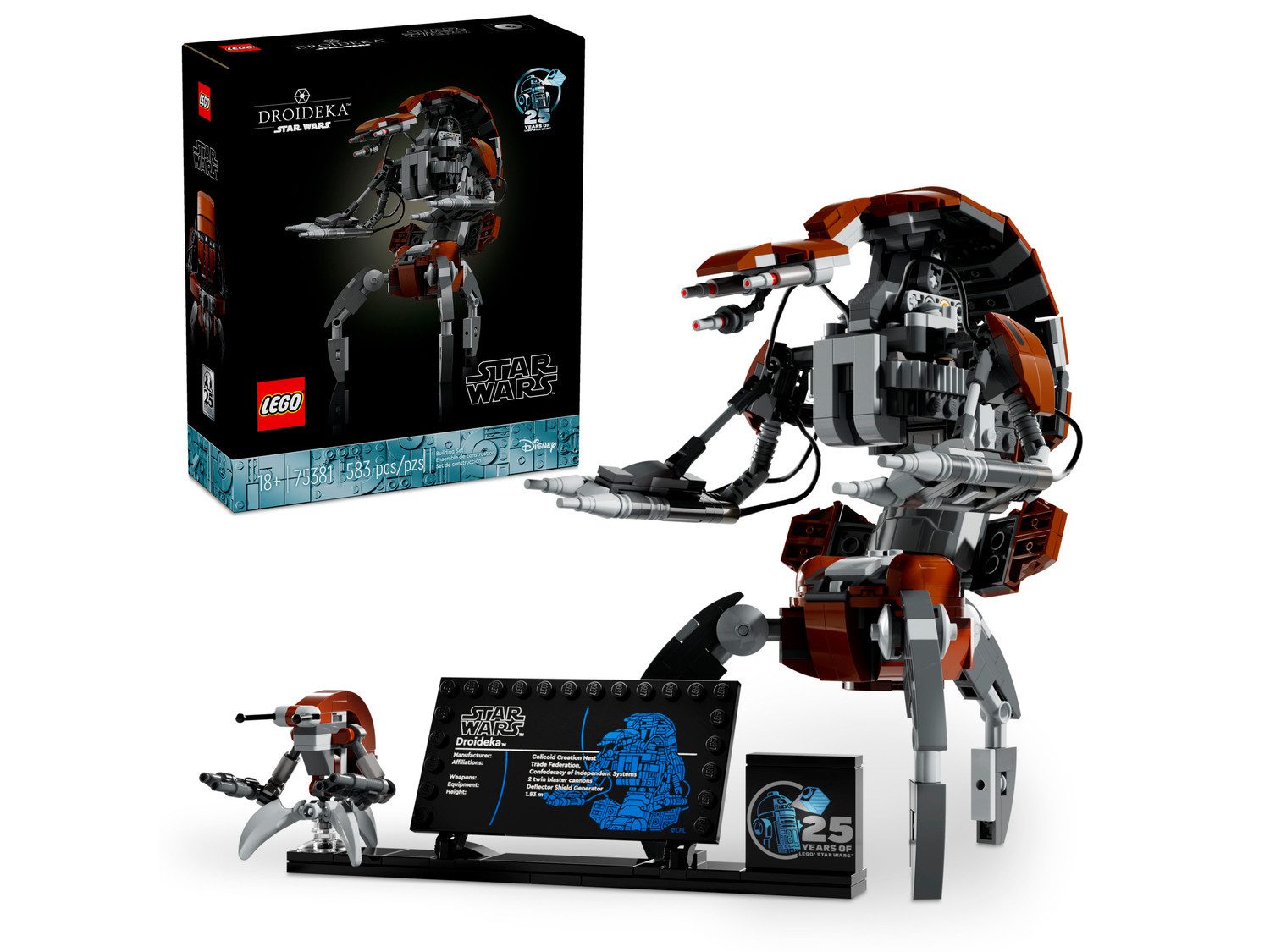 LEGO® Star Wars 75381 Droideka™ Spielbausteine, (Set, 583 St., Set) günstig online kaufen