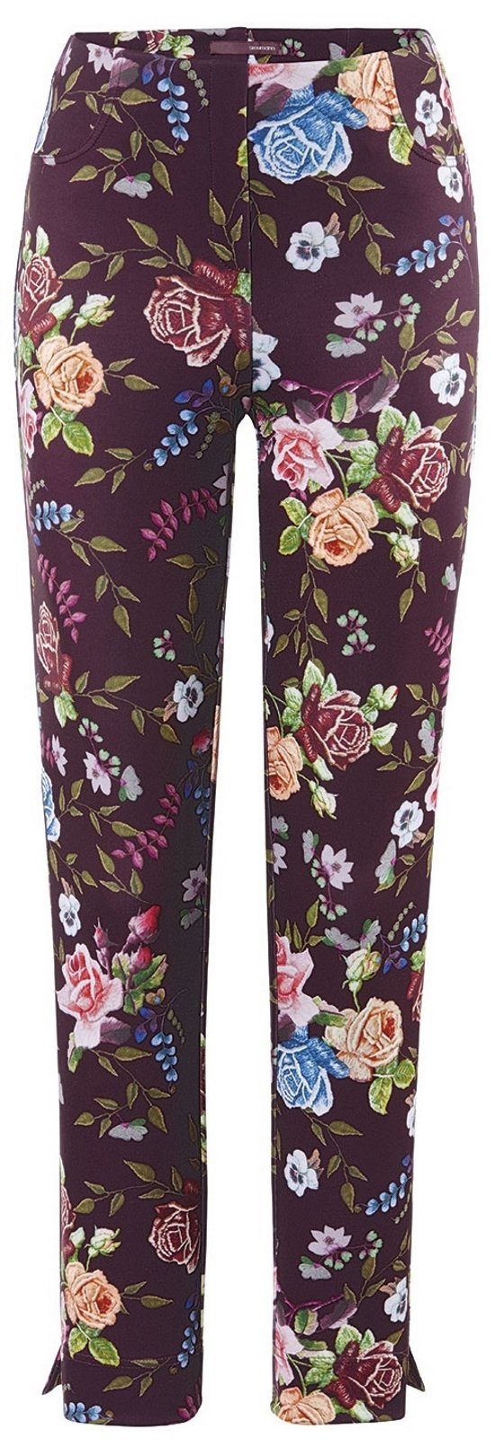 Stehmann Stretch-Hose Loli-742-69064 Blumendruck