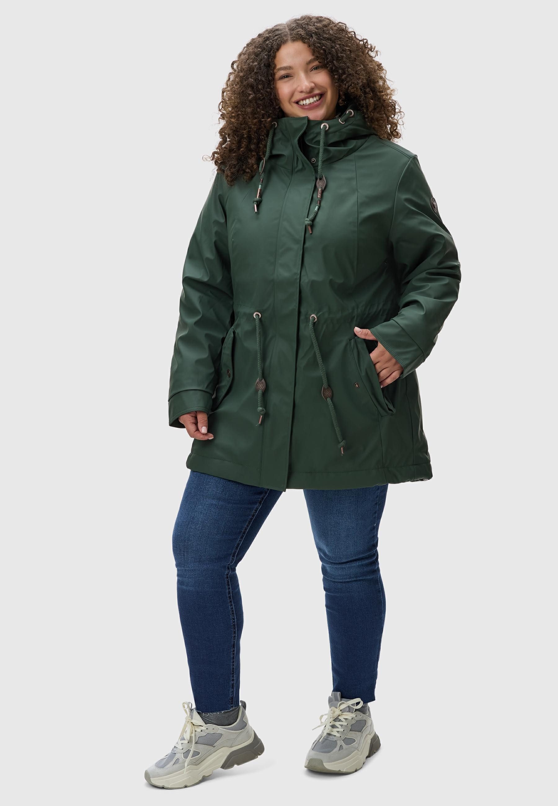 Ragwear Wintermantel Monadis Rainy II Intl. sportlicher, wasserdichter Parka für den Winter