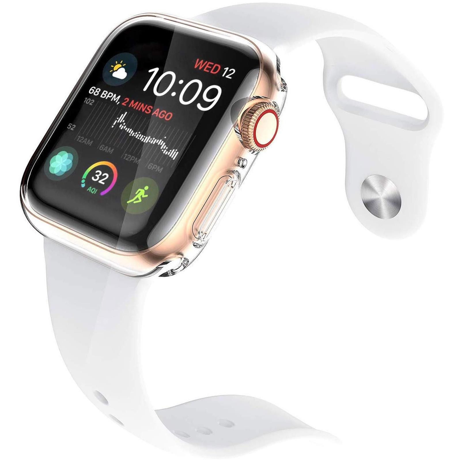 CoolGadget Smartwatch-Hülle Silikon Case Hülle für Apple Watch 4 5 6 SE 44mm 4,4 cm, Schutzhülle 44mm für Apple Watch Series 4 5 6 SE – Bild 4 von 5