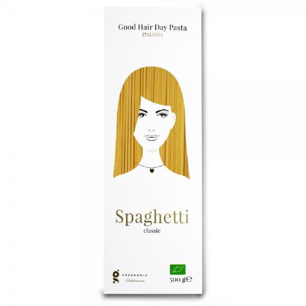 Greenomic Nudeln Good Hair Day Pasta Bio Spaghetti Classic (500g)