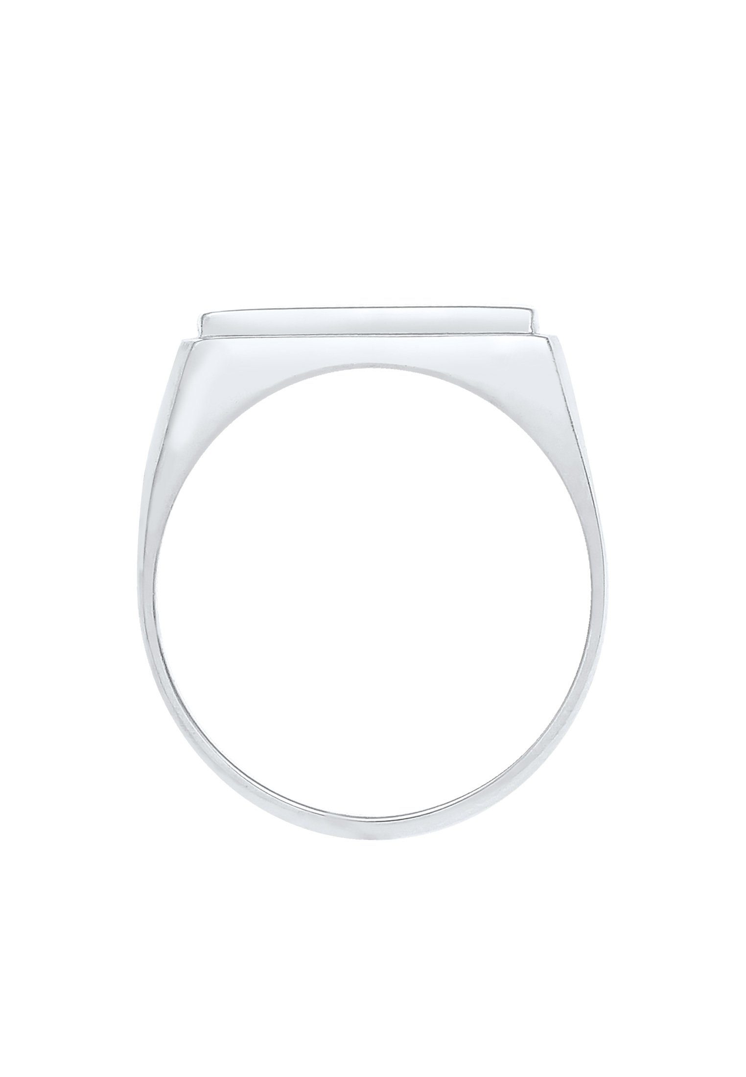 Elli Premium Siegelring Siegelring Geo Kristalle 925 Silber