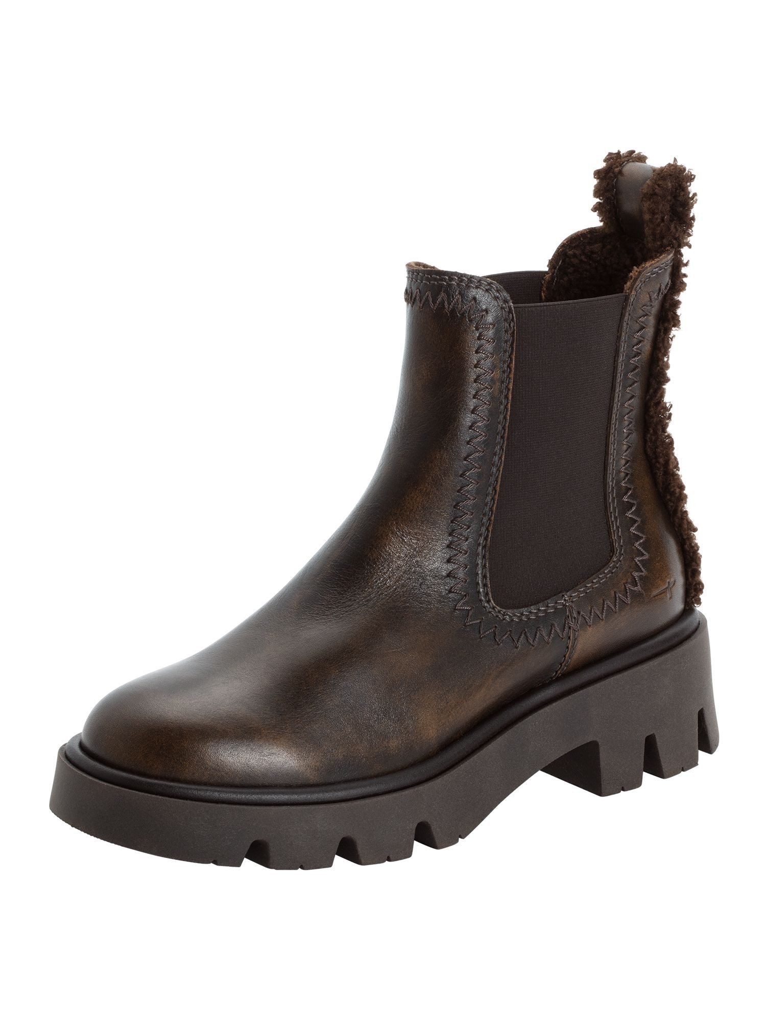 Tamaris Removable Sock Warm gefüttert kein Absatz Chelseaboots Removable Sock