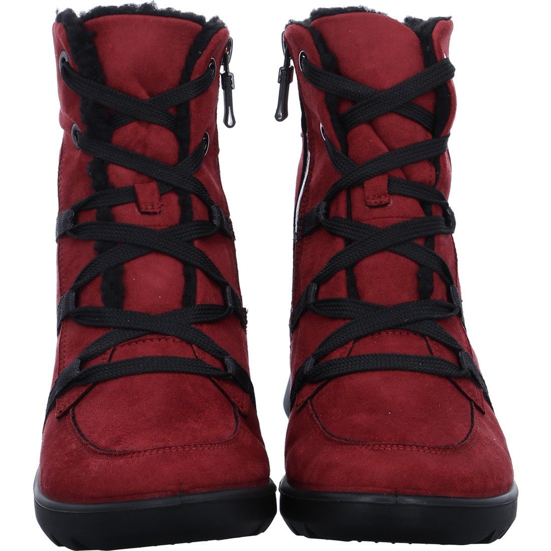049634 Toronto Ara Damen rot Schuhe, Ara Stiefel Stiefel Textil -