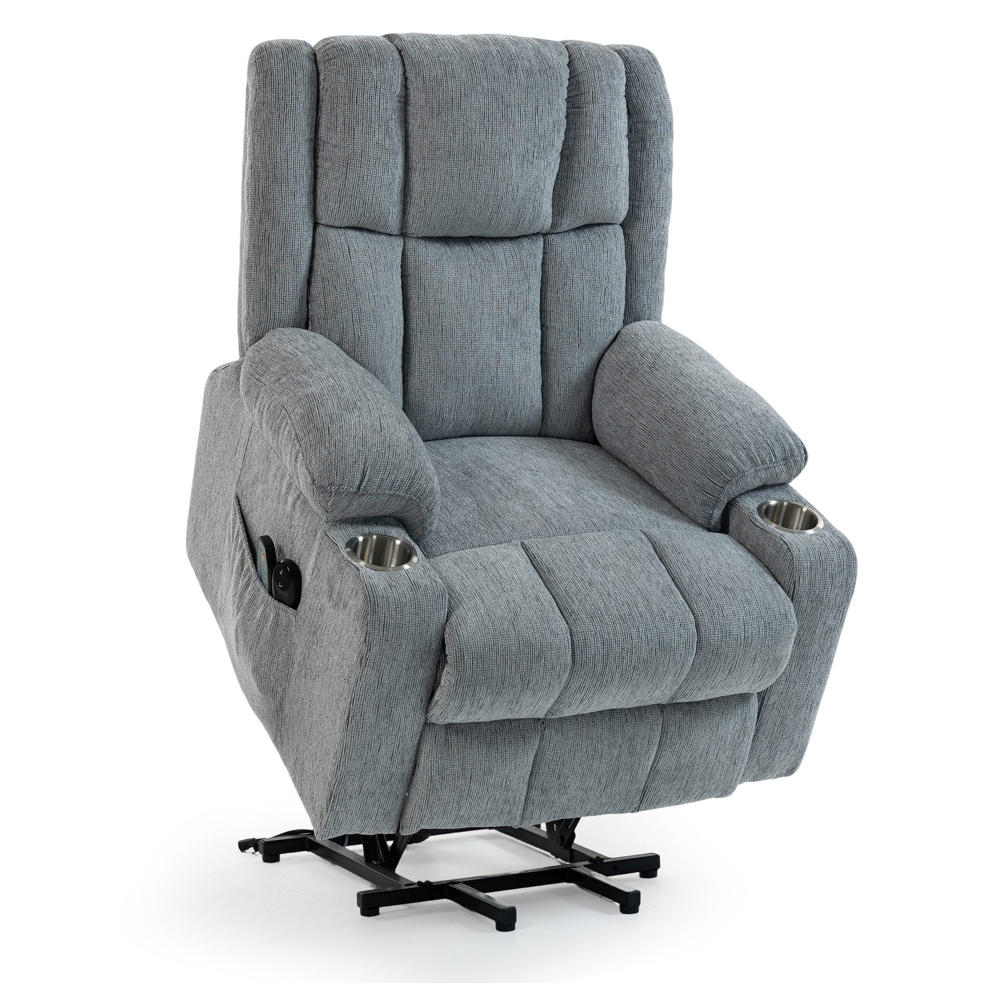 KLAM HOME Relaxsessel TV-Massagesessel mit Aufstehfunktion, Wärme & 4D-Vibr günstig online kaufen