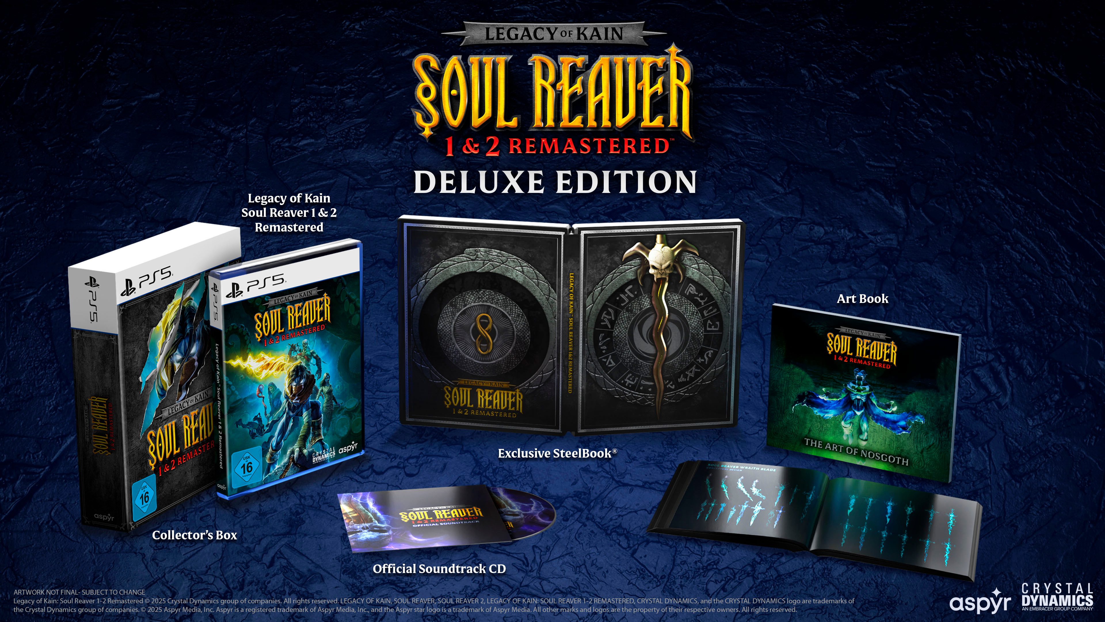 Legacy of Kain: Soul Reaver 1 & 2 Remastered - Deluxe Edition PlayStation 5