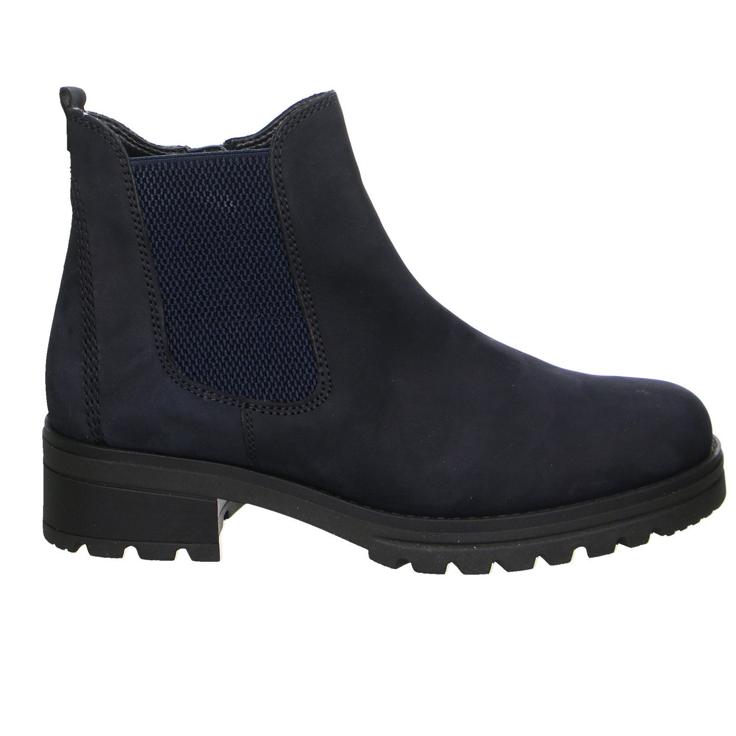 Gabor Fashion Nubuk Comfort Stiefeletten blau Stiefelette