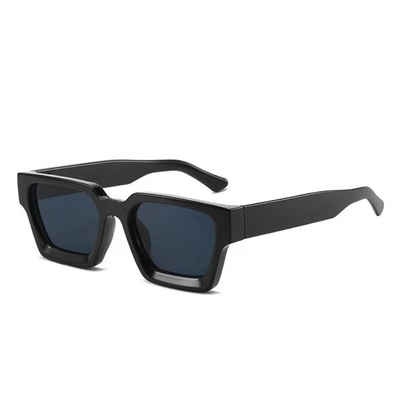Houhence Sonnenbrille Vintage Rechteckige Sonnenbrille Rectangle Sunglasses Retro Brille