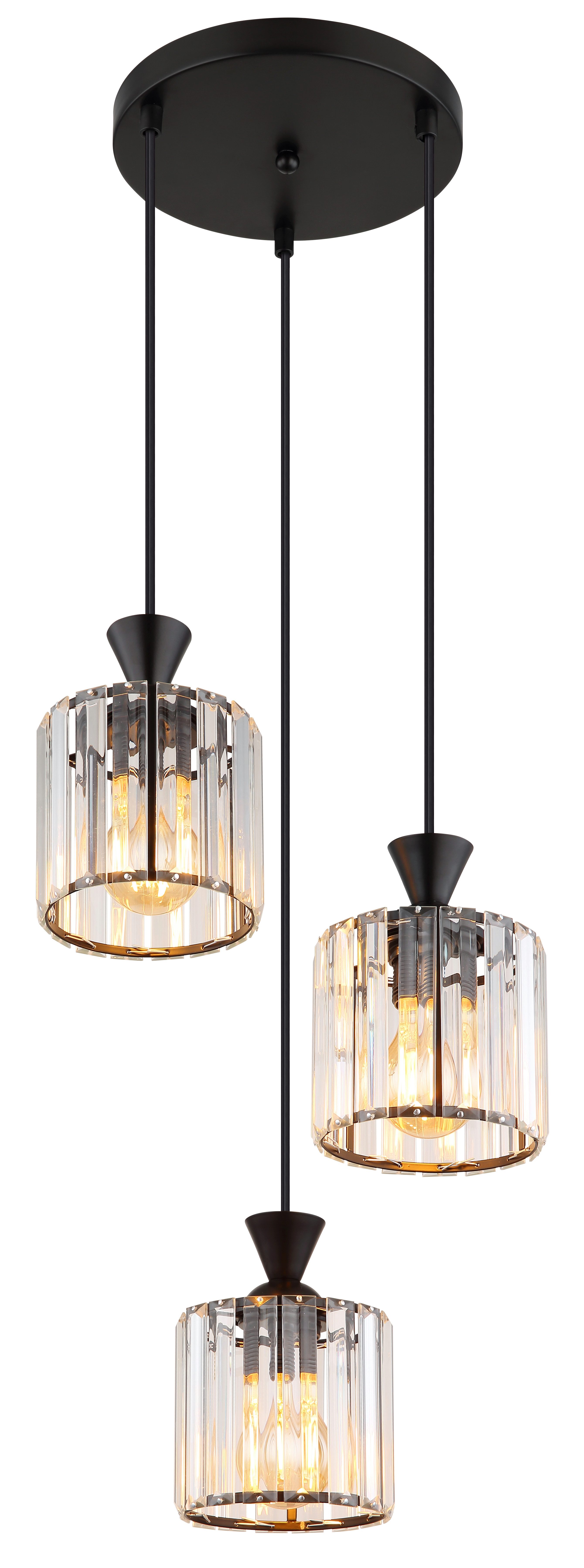 GLOBO LIGHTING Hängeleuchte JORDANA, ohne Leuchtmittel, Hängelampe/Pendelleuchte/Esszimmer/Wohnzimmer/Esstisch