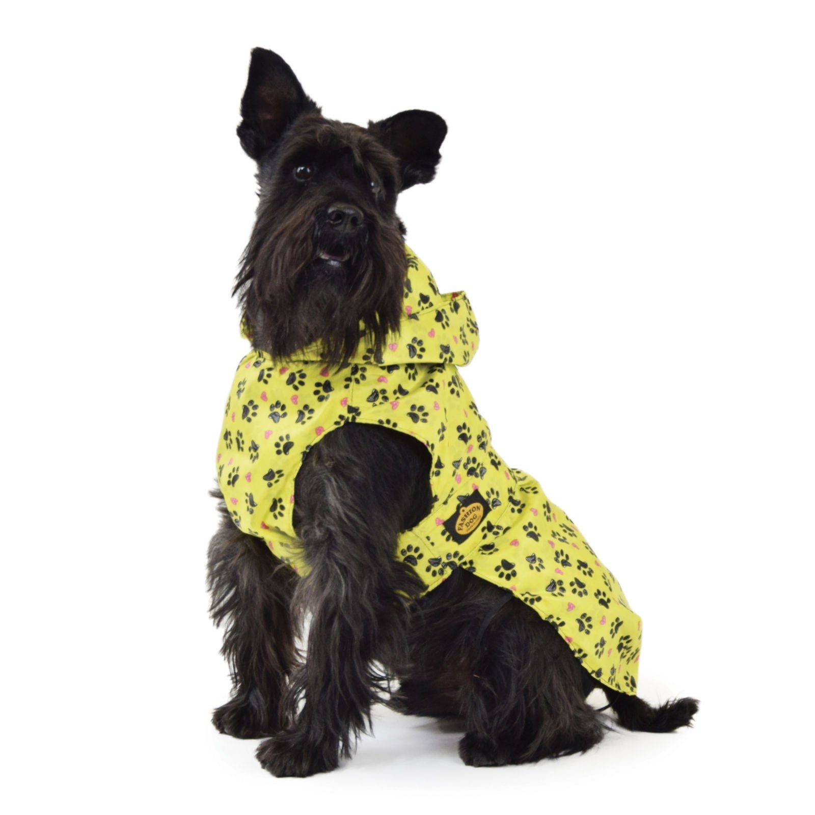 Fashion Dog Hundemantel Hunde Regenmantel mit Kapuze, 47 cm