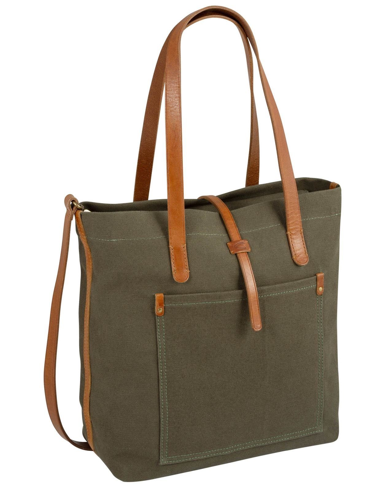 active camel Khaki Schultertasche Nizza