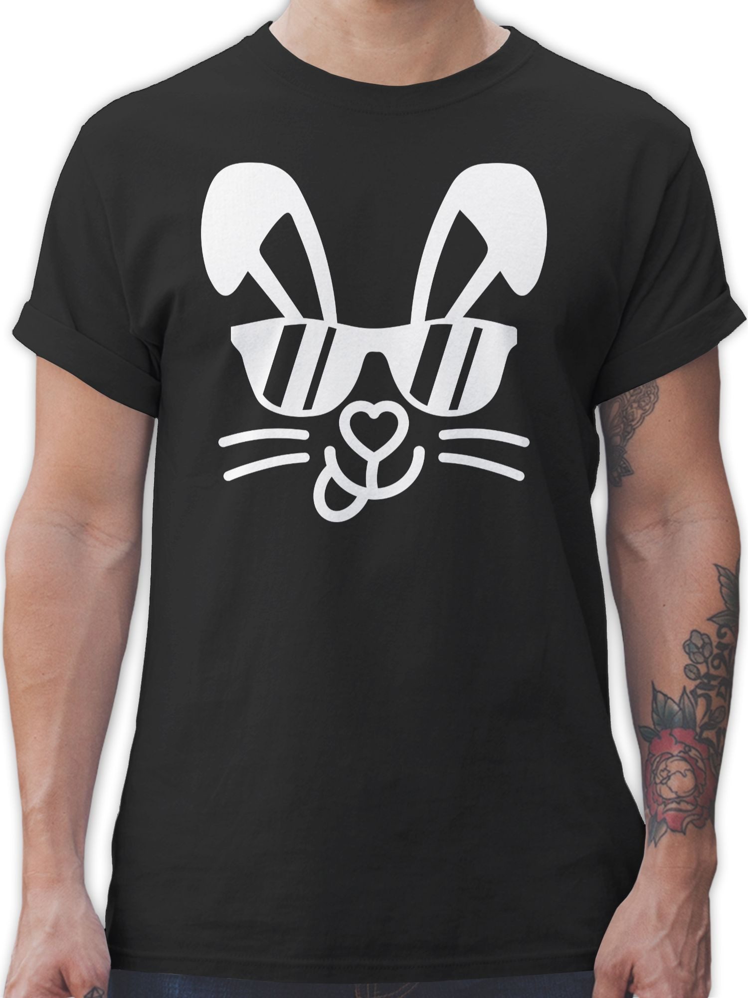 Shirtracer T-Shirt Osterhase cool Sonnenbrille I Cooler Oster Hase Hasen Hase