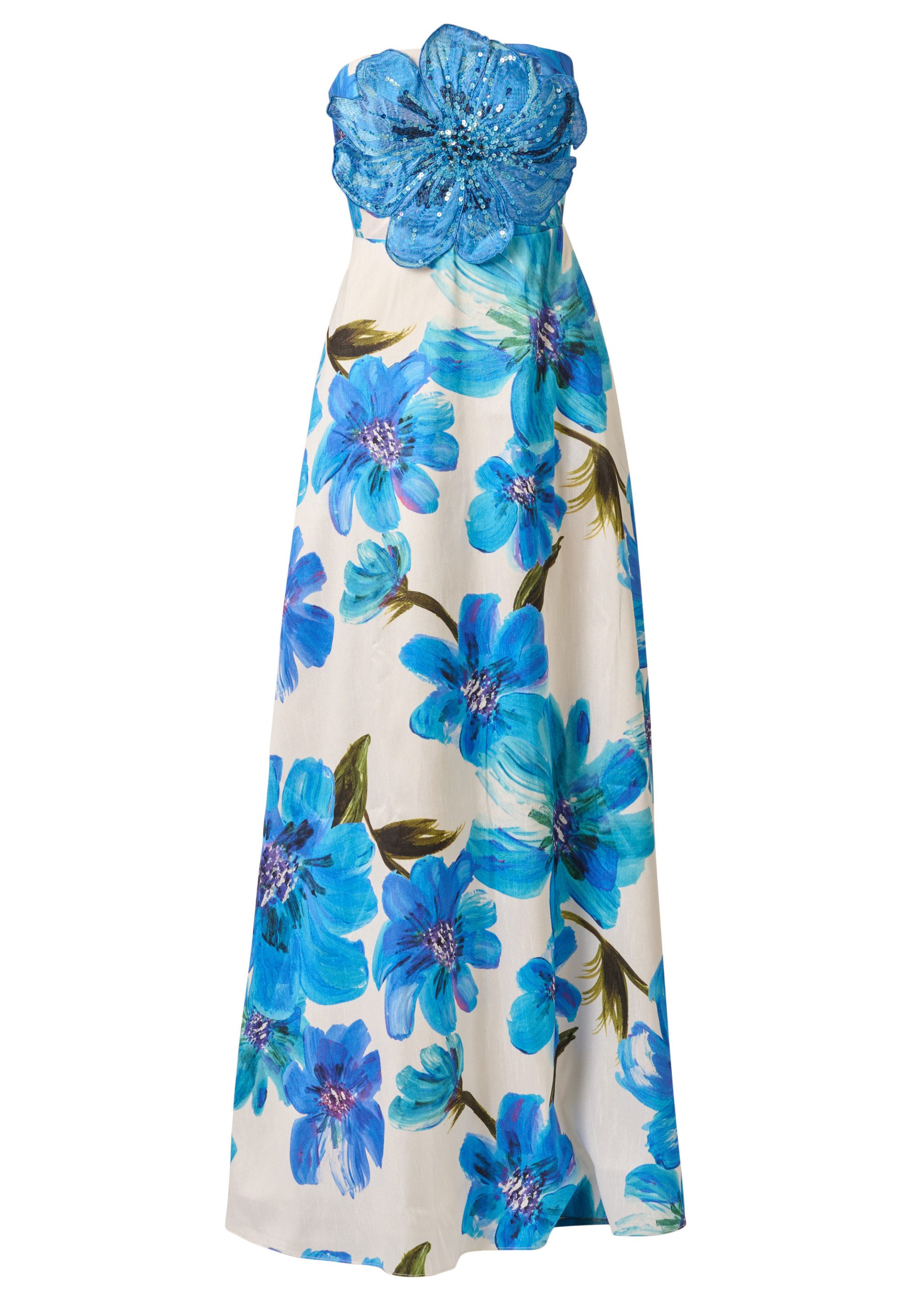 Abendkleid Bead Dupioni Long Dress