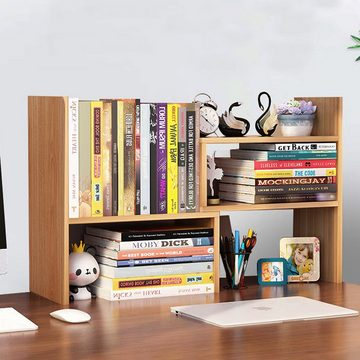 TWSOUL Bücherregal Basic Desktop Bücherregal, 4 Trennblätter