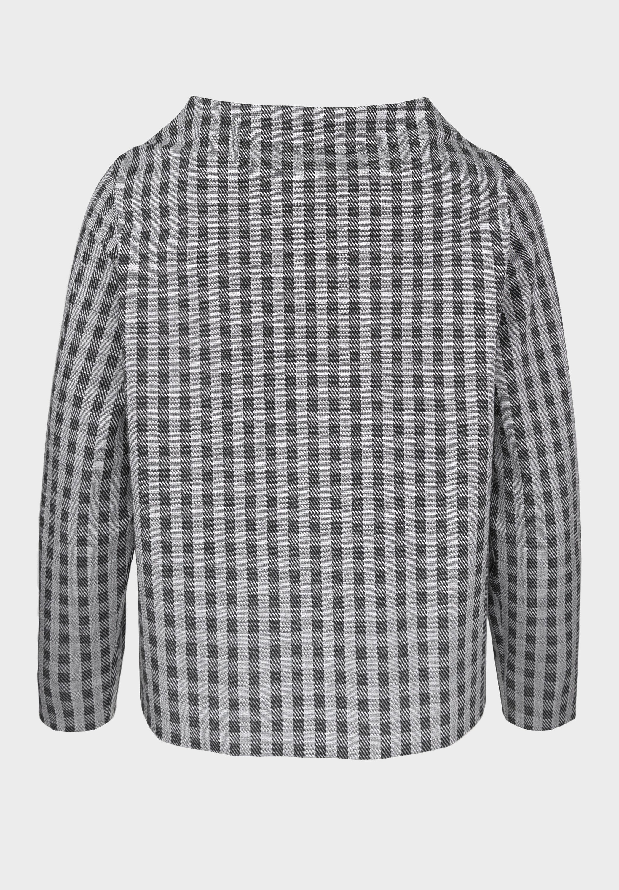 aus bianca Sweat-Stoff modernem Langarmshirt mit Design KYLIN