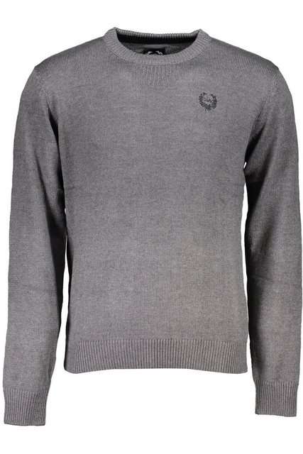 GIAN MARCO VENTURI Strickpullover Eleganter Grauer Herrenpullover mit Rundh günstig online kaufen