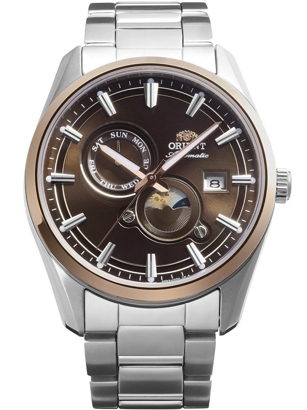 Automatikuhr Orient RA-AK0313Y30B Herren Stretto Sun & Moon Automatik 42mm 5ATM Orient RA-AK0313Y30B Herren Stretto Sun & Moon Automatik 42mm 5ATM