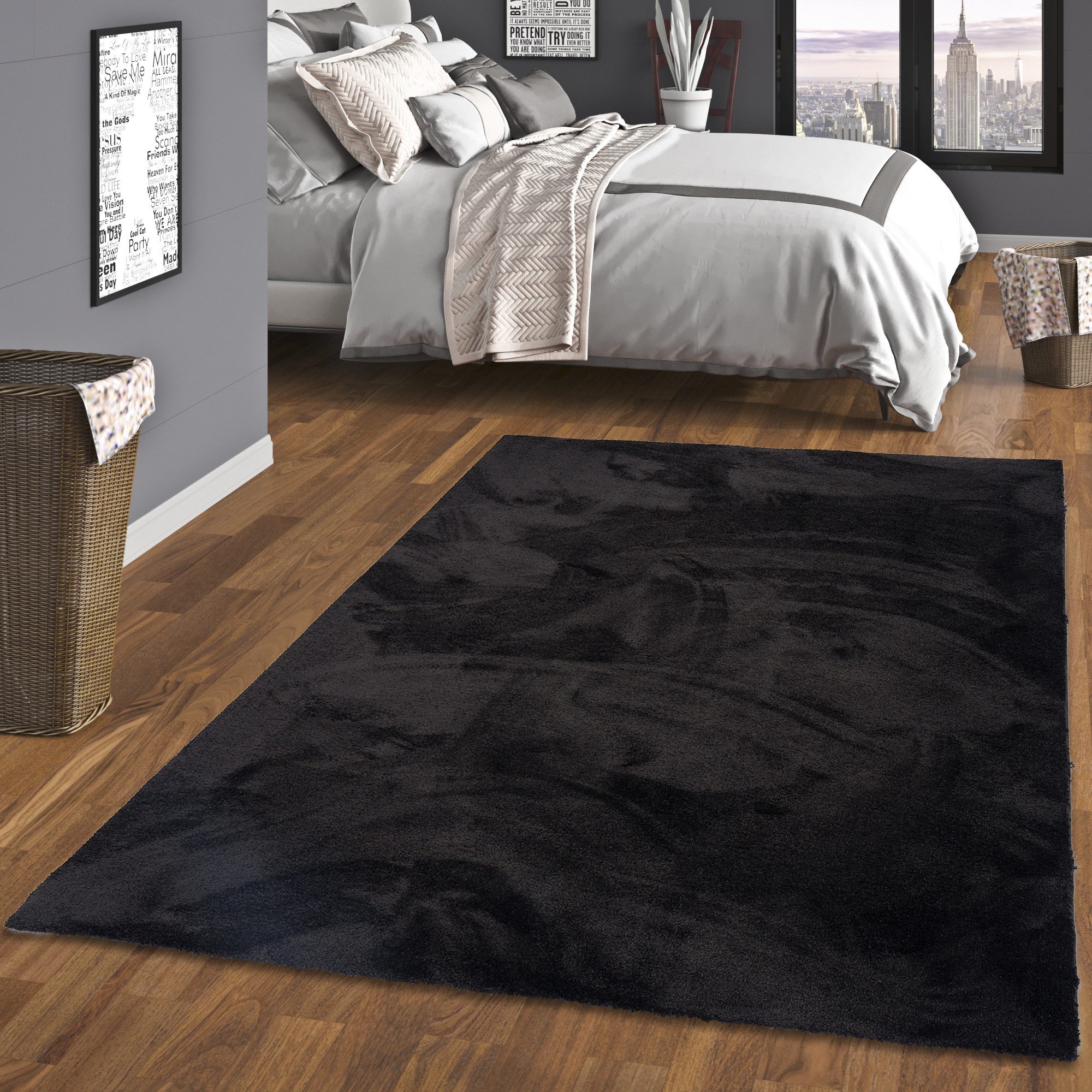 Snapstyle Hochflor-Teppich Super Soft Hochflorteppich Livorno, günstig online kaufen