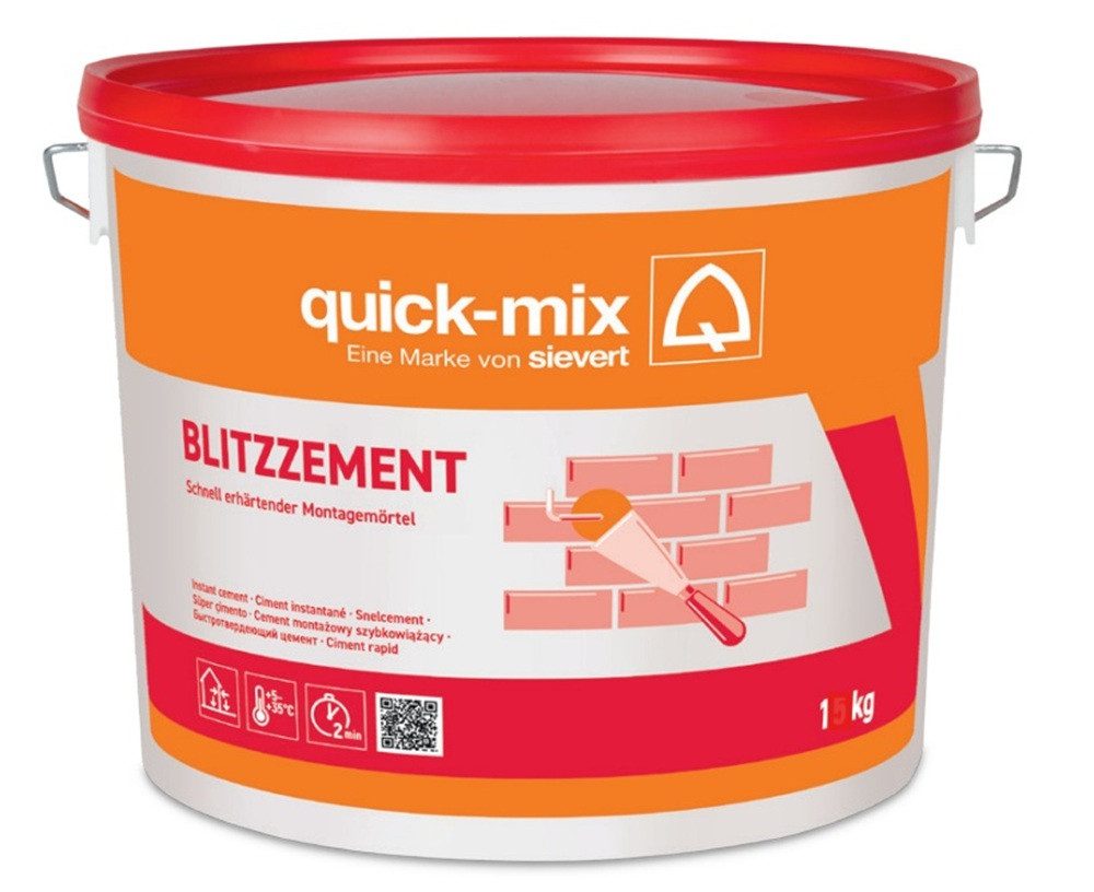 quick-mix Zement Quick-Mix Blitzzement 1 kg Eimer BZ1