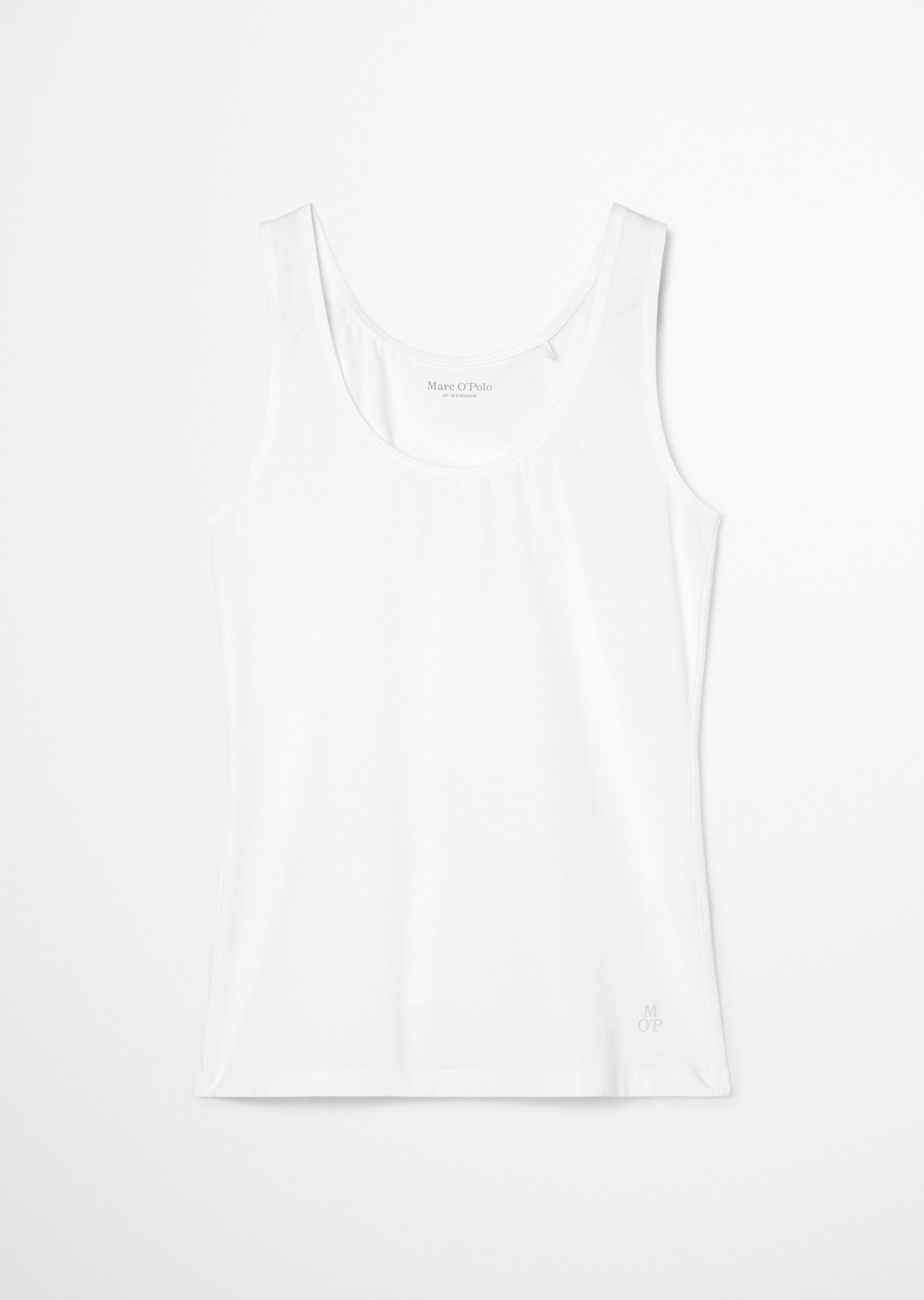 Marc O'Polo Tanktop Essentials mit kleinem Logo am Saum günstig online kaufen