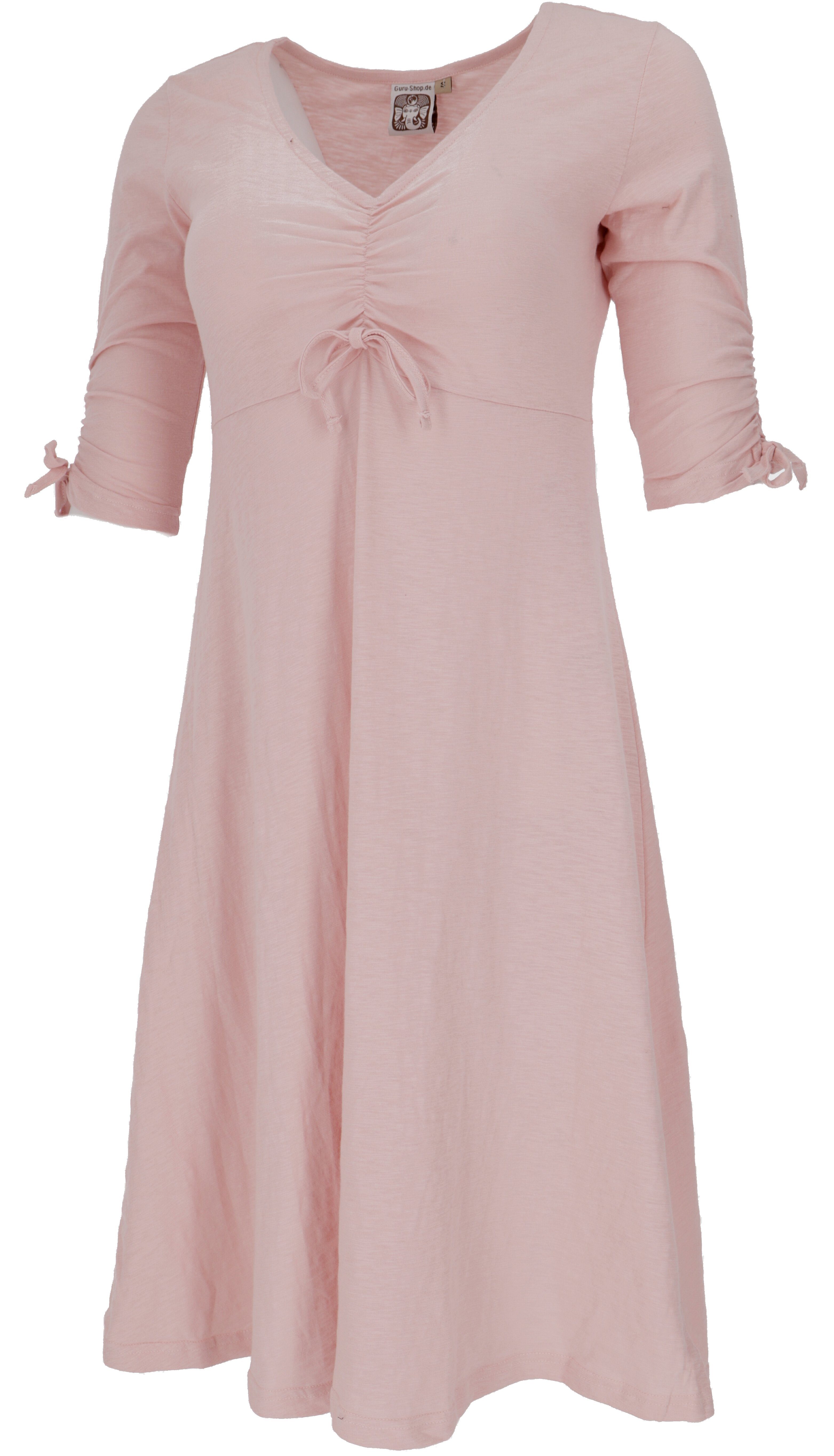 Guru-Shop Midikleid Midikleid aus Bio-Baumwolle, Basic Kleid.. alternative günstig online kaufen