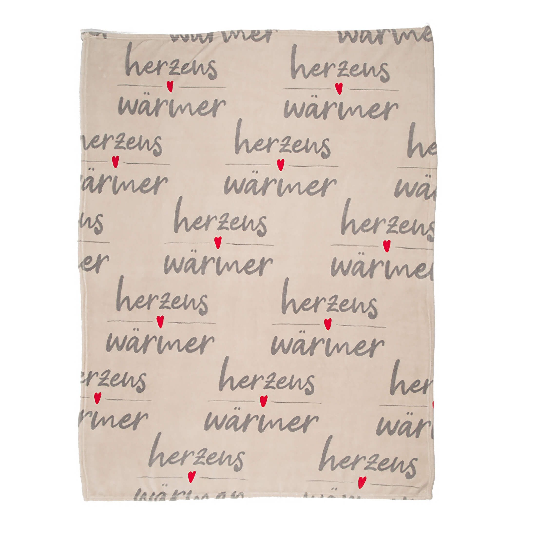 Wohndecke Kuscheldecke Cremefarbe Herzenswärmer Decke 130x160 cm Wohndecke, Out of the Blue, Kuscheldecke