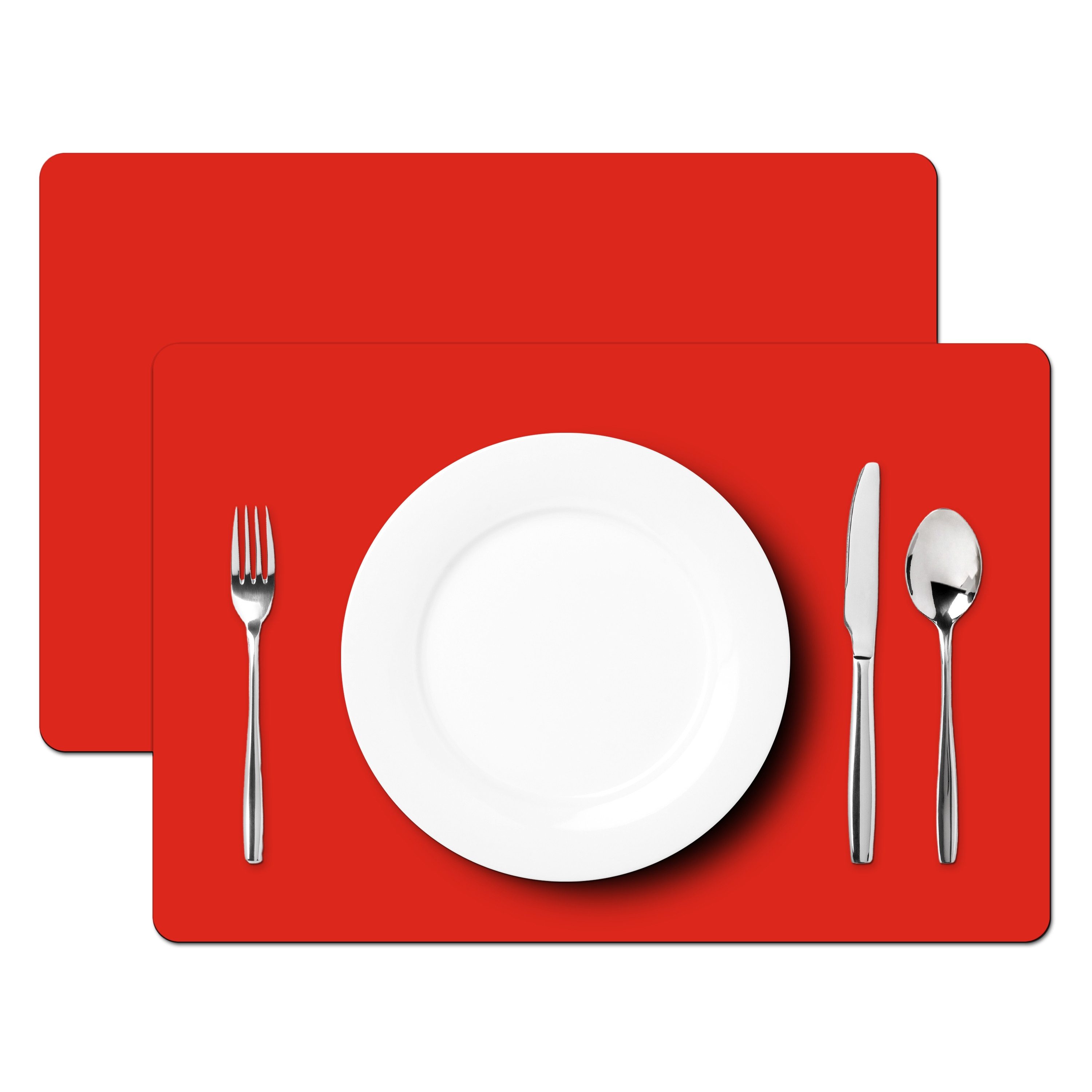 MuchoWow Platzset Rot - Farbe - günstig online kaufen