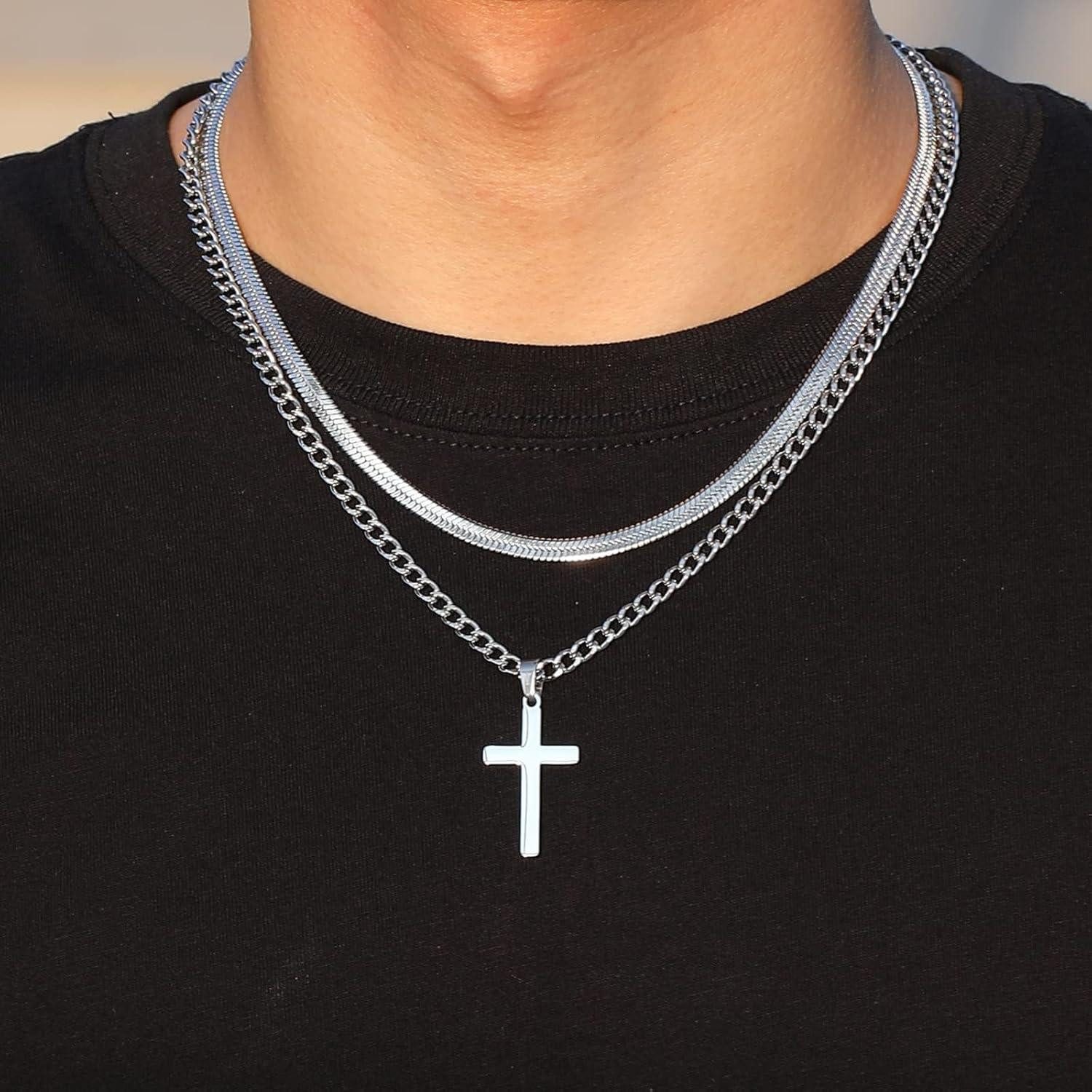 LuxusKollektion Kette und Anhänger Set Kreuzkette günstig online kaufen