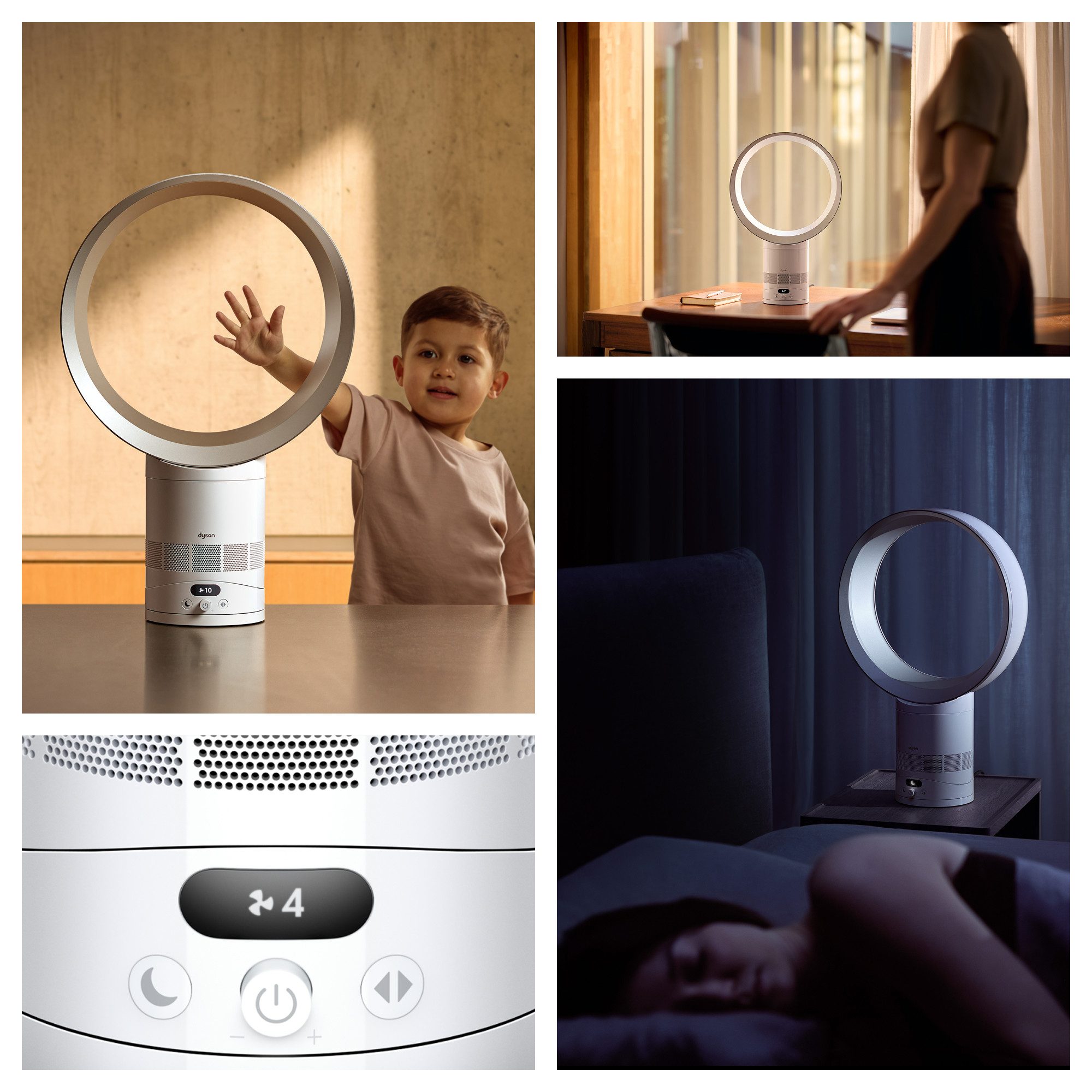 DYSON Tischventilator Cool CF1, kraftvoll, leise, energiesparend, mit Sleep-Timer und magnetischer Fernbedienung